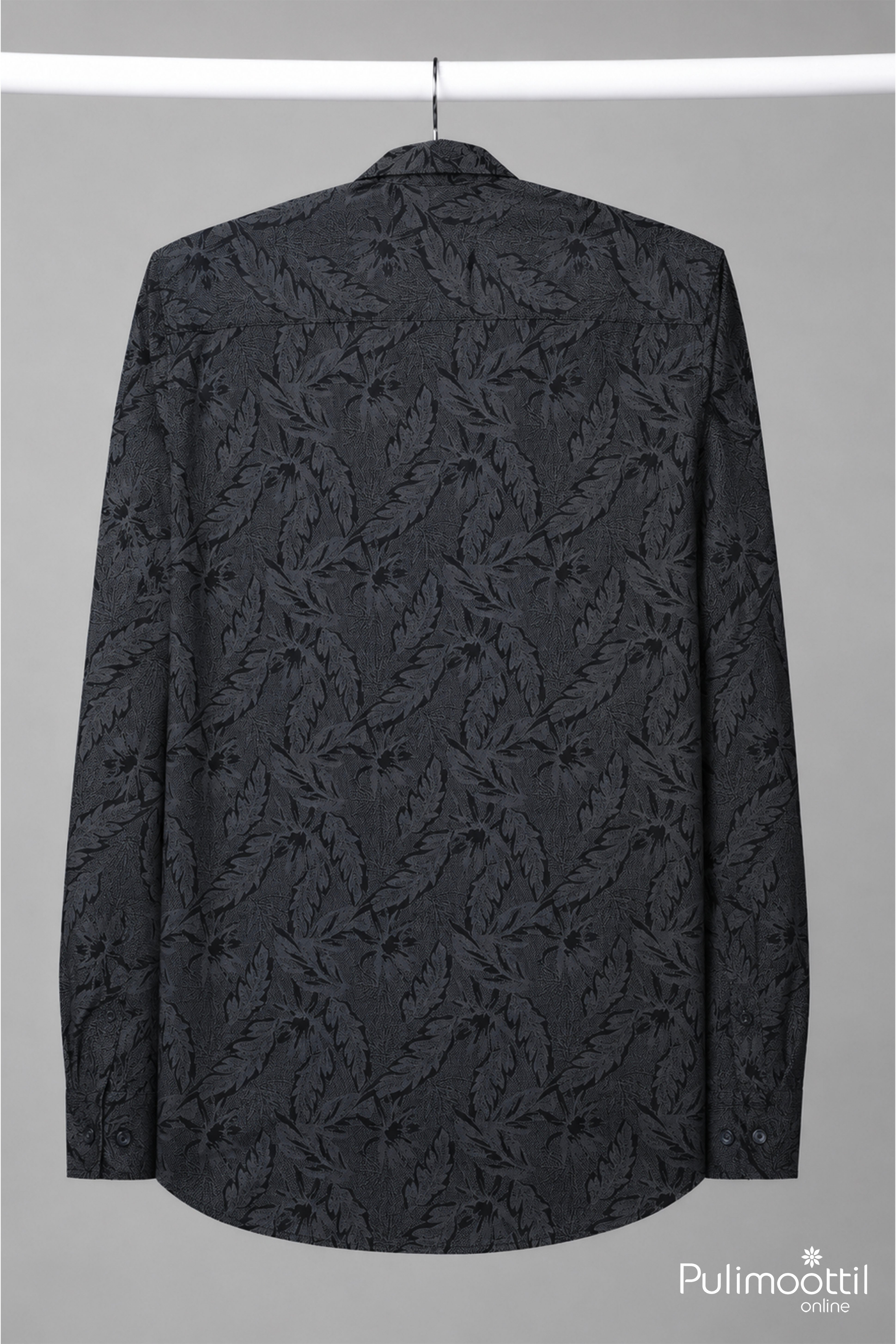 Black and Gray Color Full Sleeve Mens Shirt
