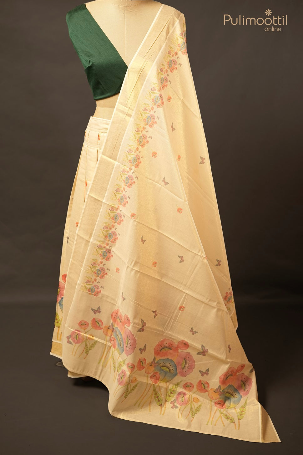 Onam Special Kerala Traditional Dhavani Set