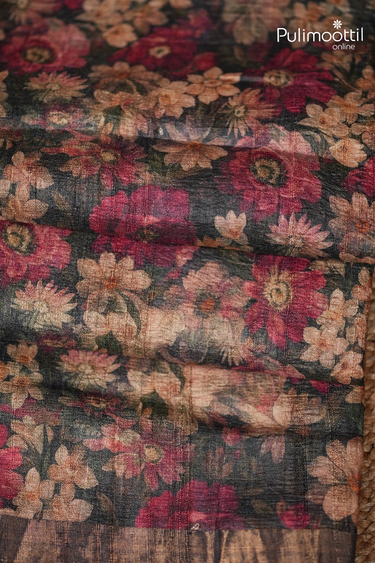 MultiColour Jute Silk Saree