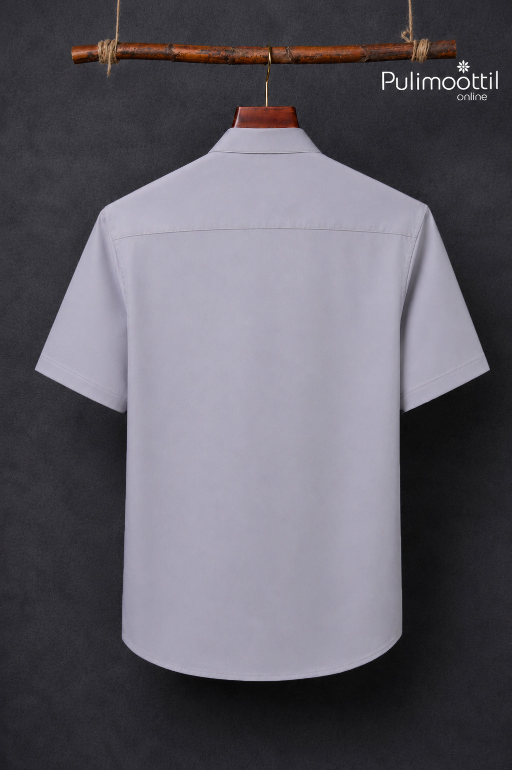 Pearl Grey Colour Shirt Featuring Kathakali Face