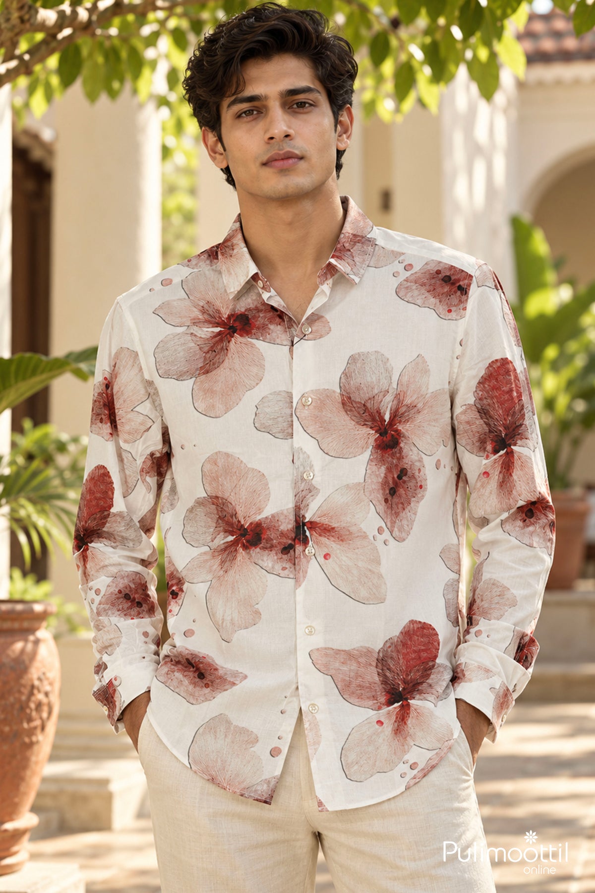 Multi Color Full Sleeve Mens Shirt