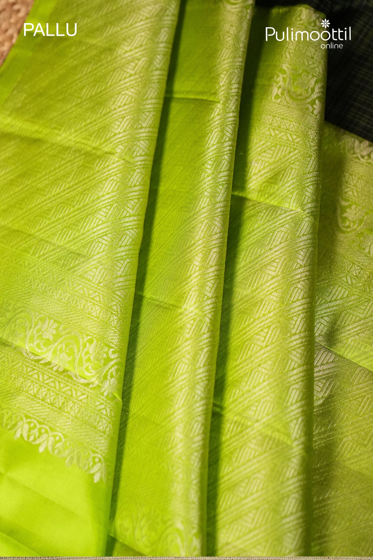 Black Colour Kanchipuram Soft Silk Saree
