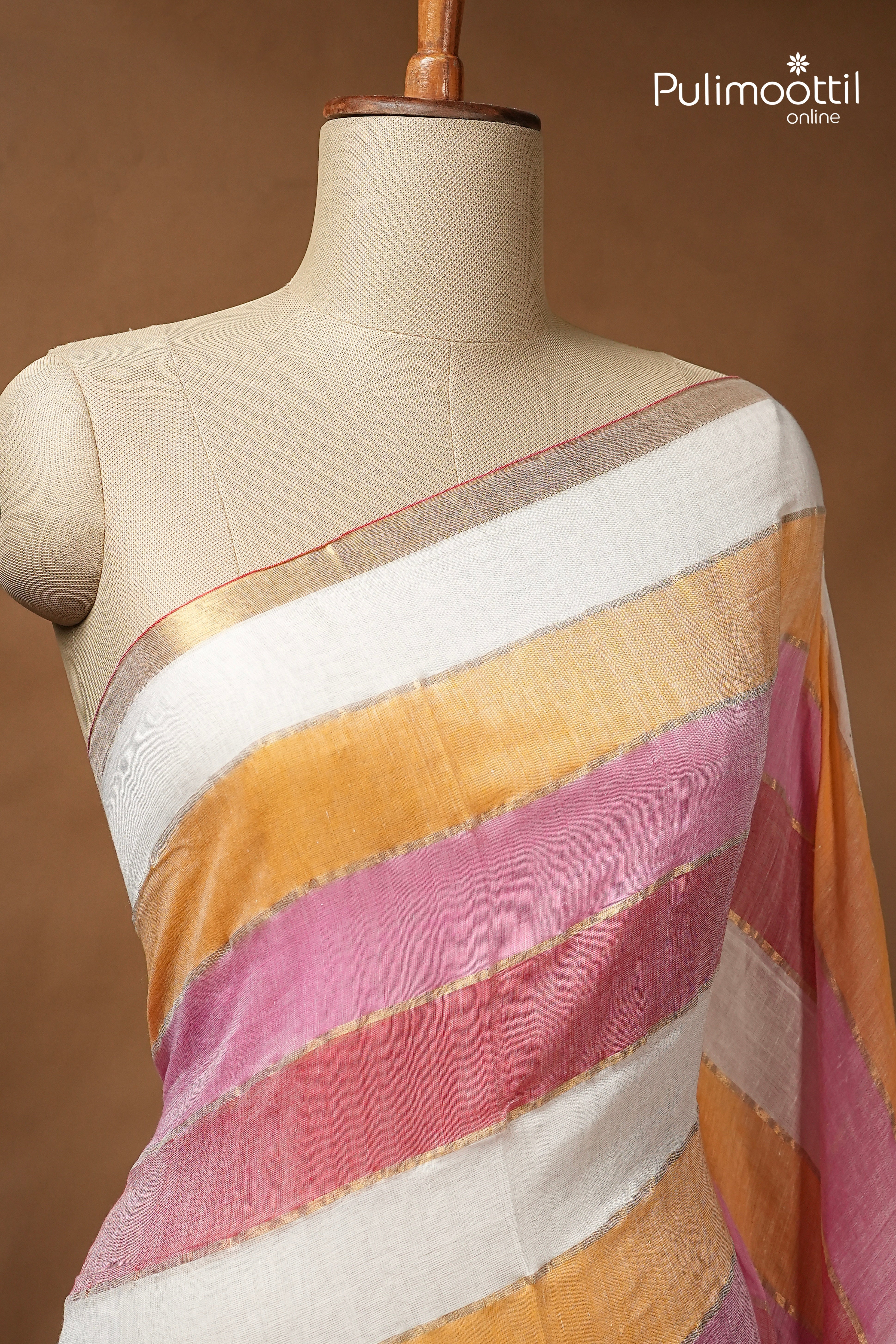 Multi Colour Mul Cotton Saree