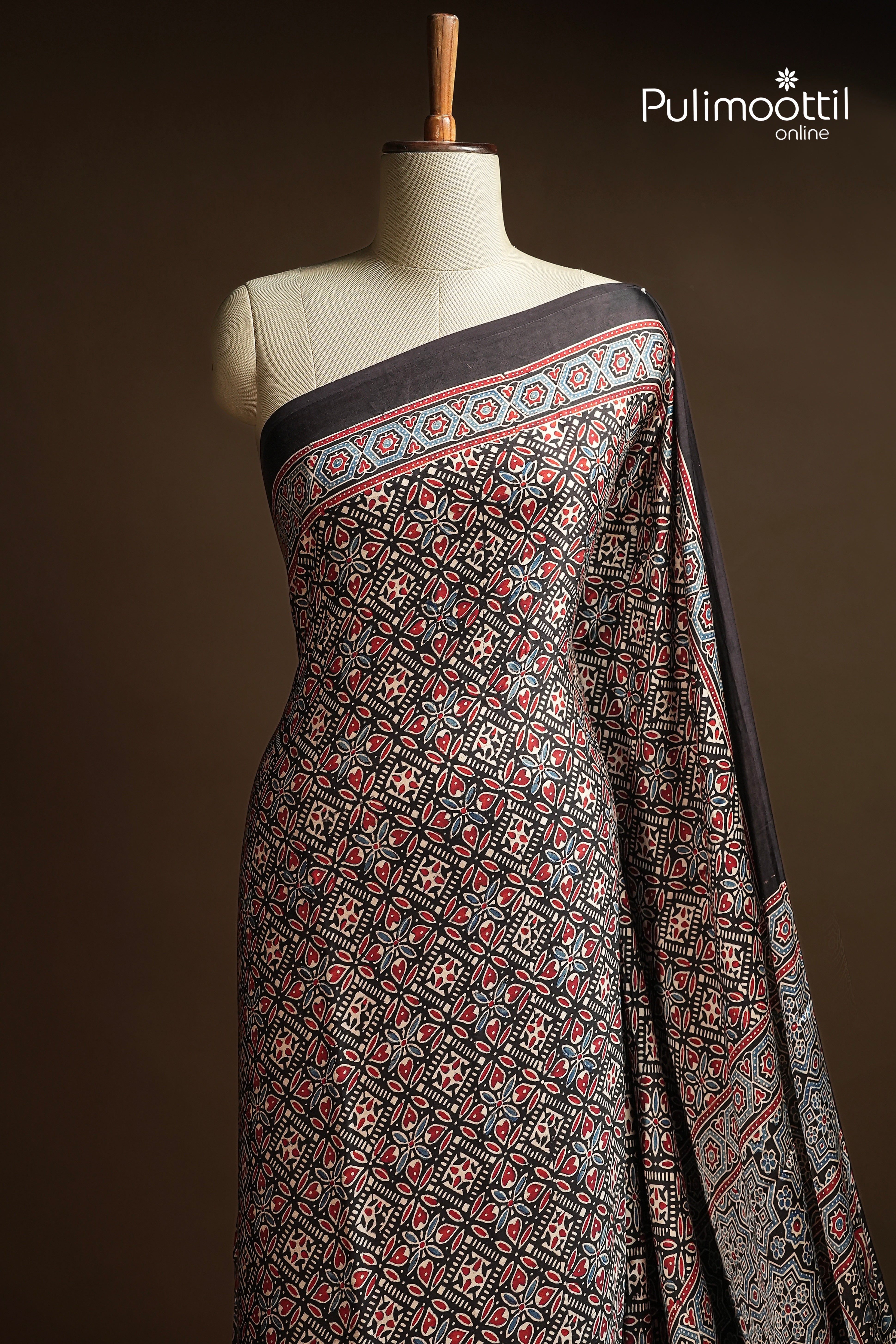 Black Colour Modal Silk Saree