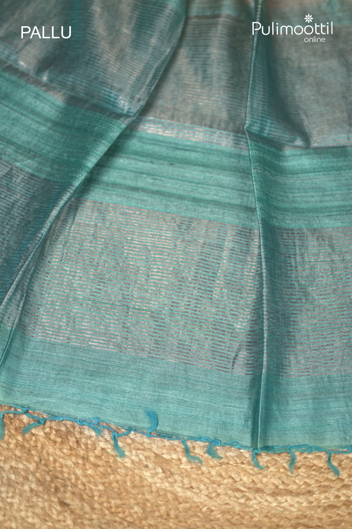 Chikoo Colour Jute Silk Saree