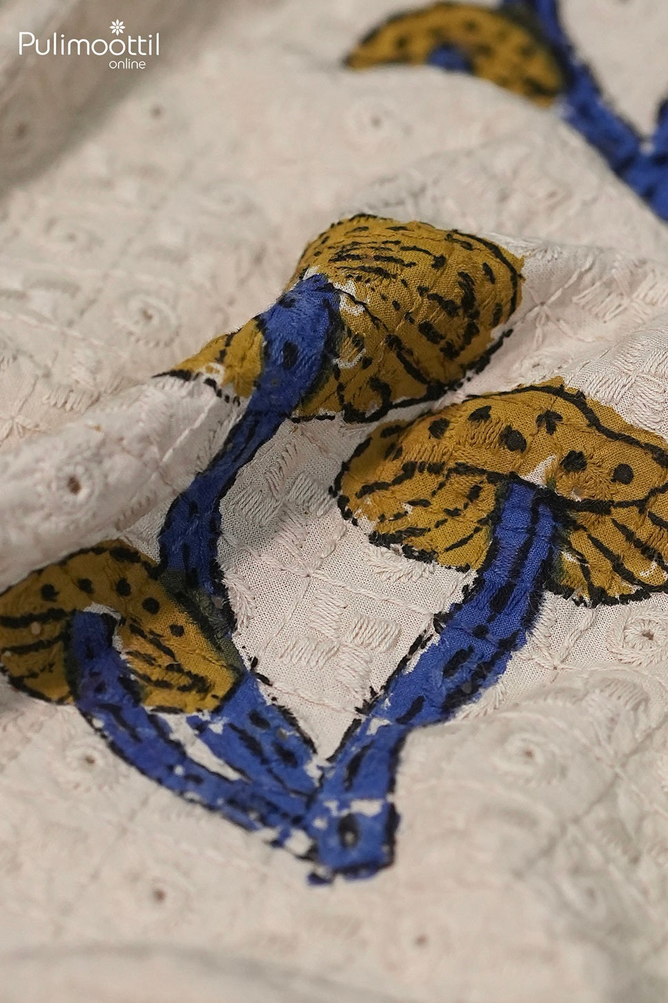 Cream Colour Hakoba Fabric