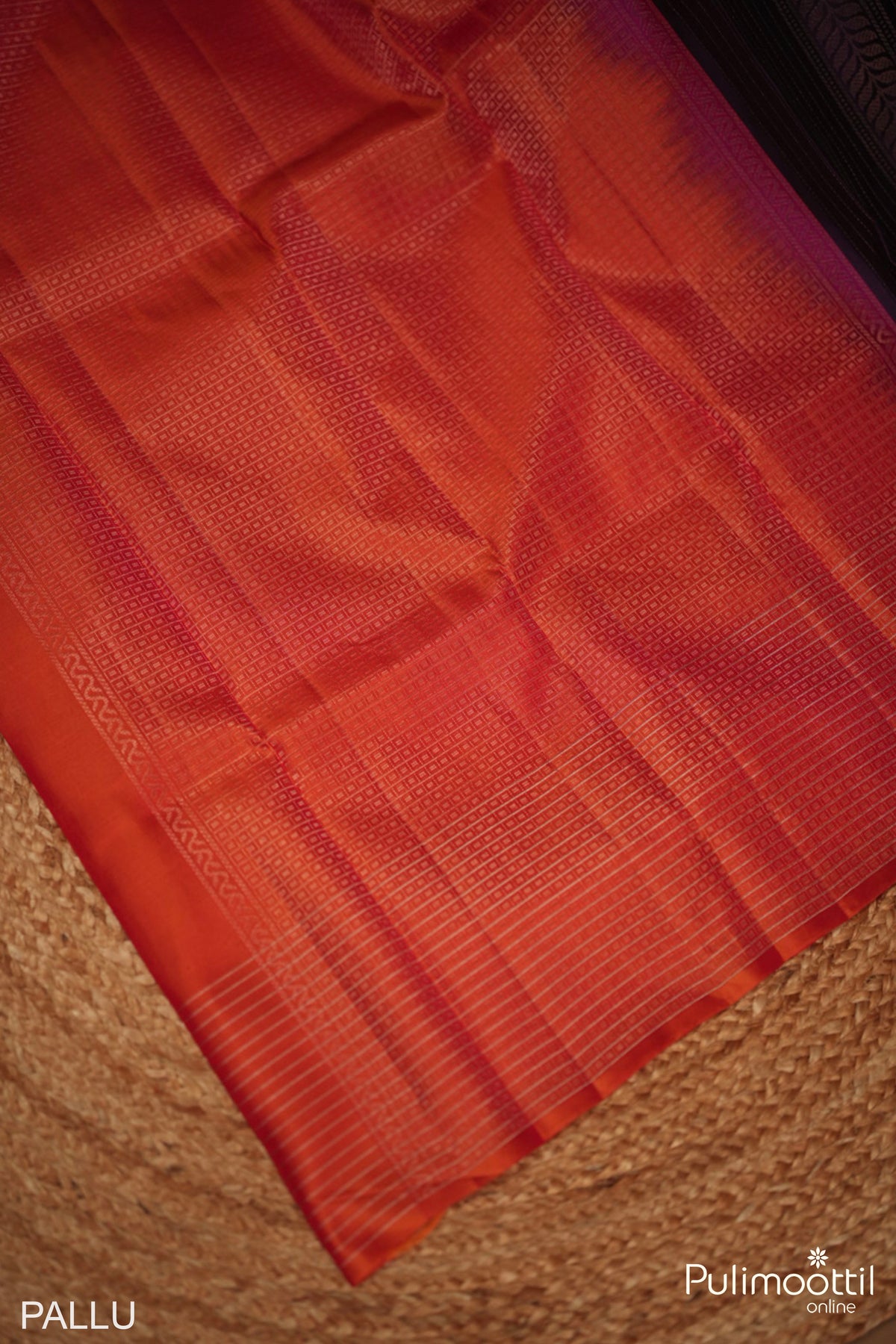 Dark Violet Colour Kanchipuram Designer Saree