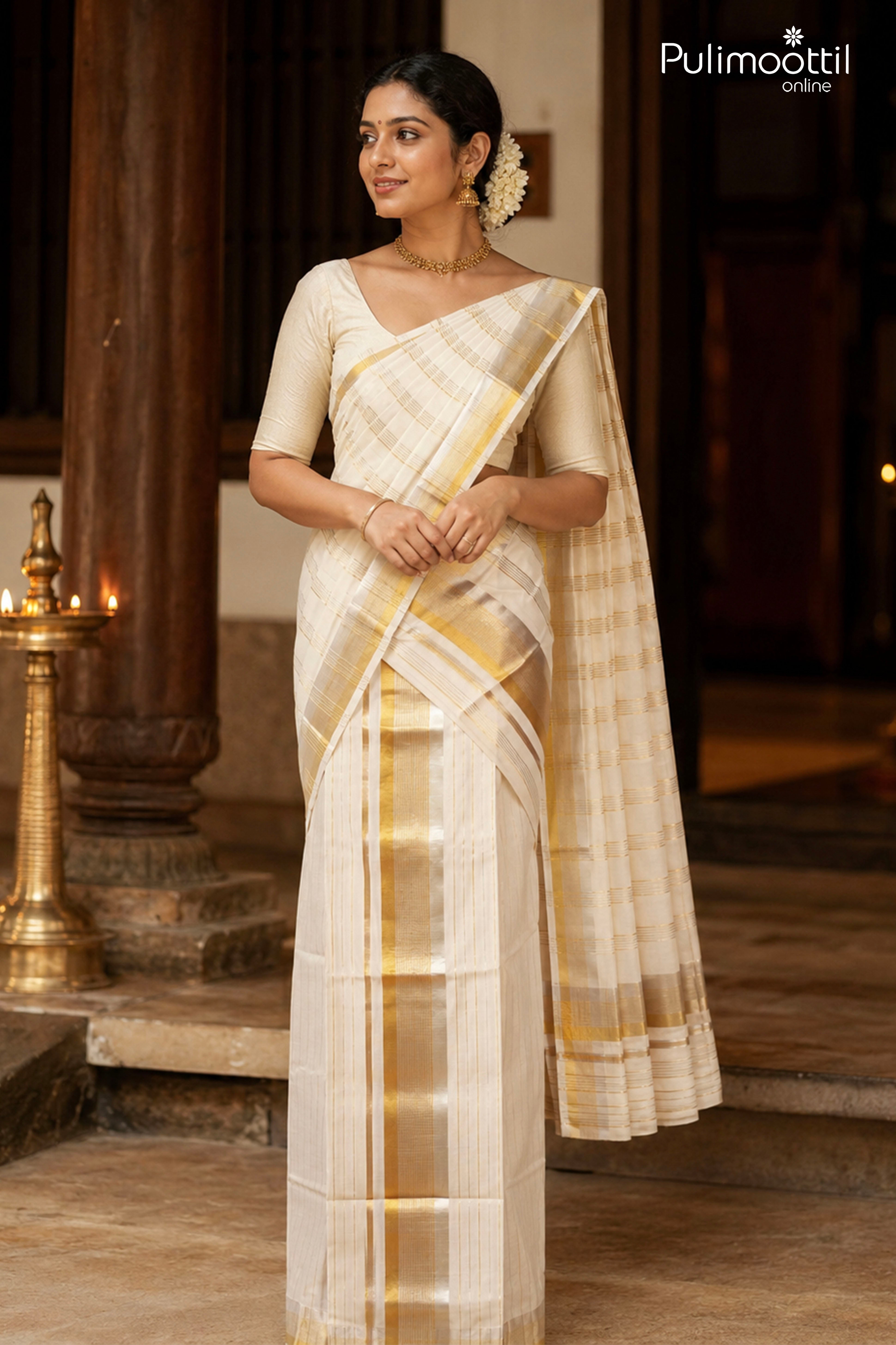 Onam Special Kerala Traditional Handloom Set Mundu