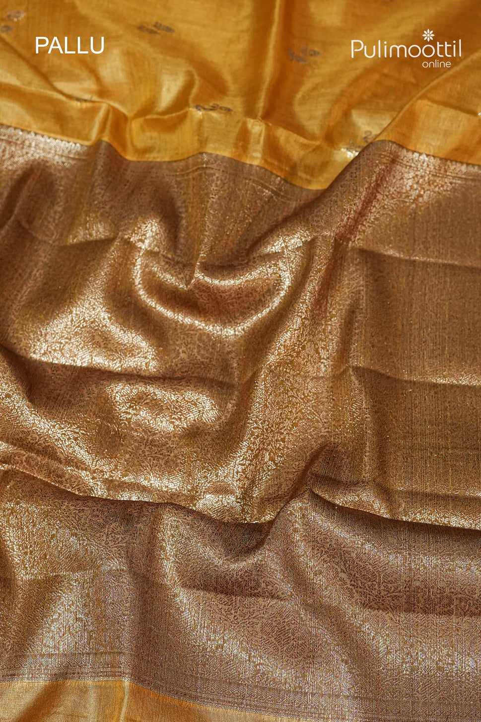 Golden Yellow Colour Tassur Silk Saree