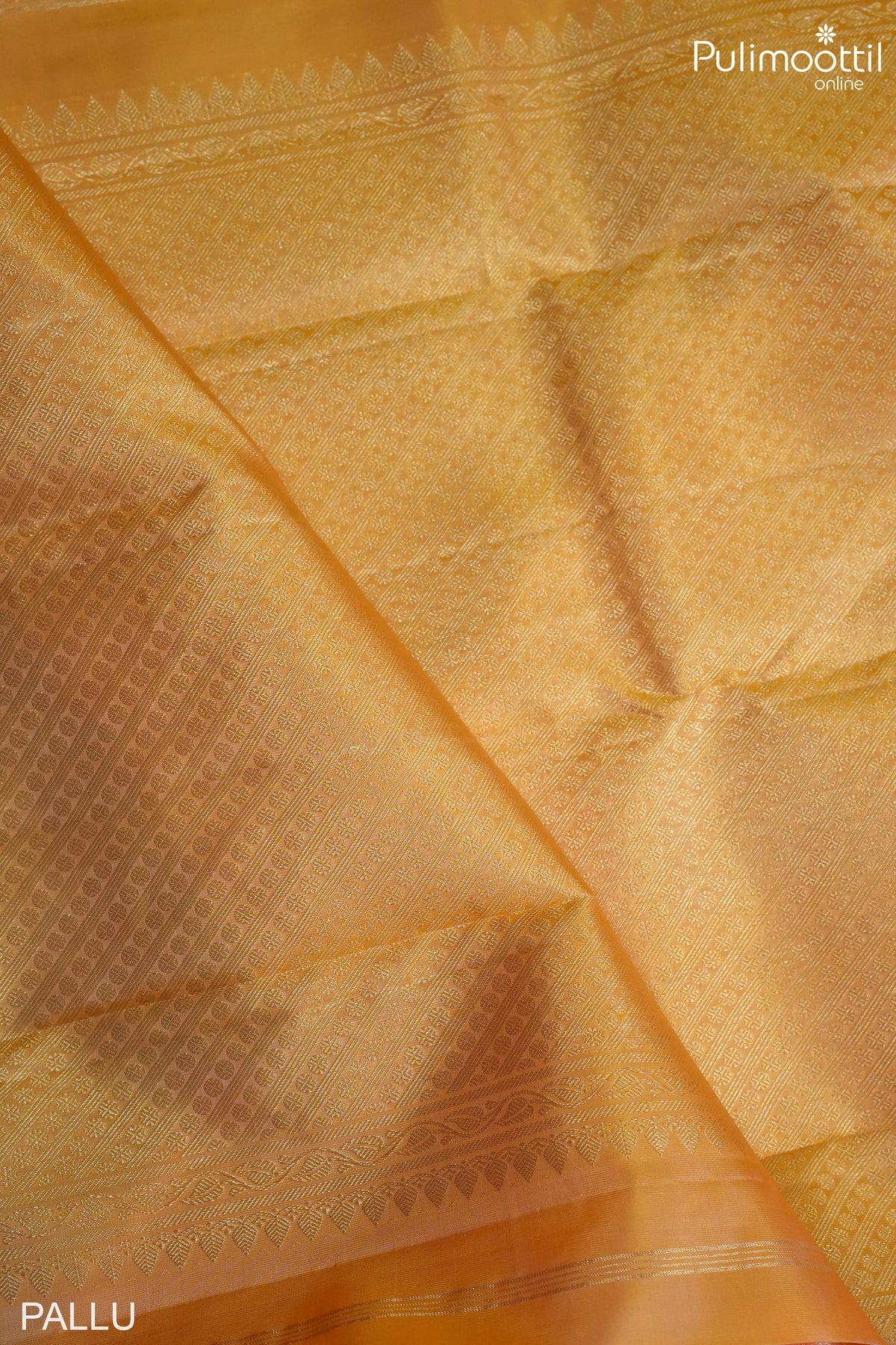 Mustard Yellow Colour Kanchipuram Saree