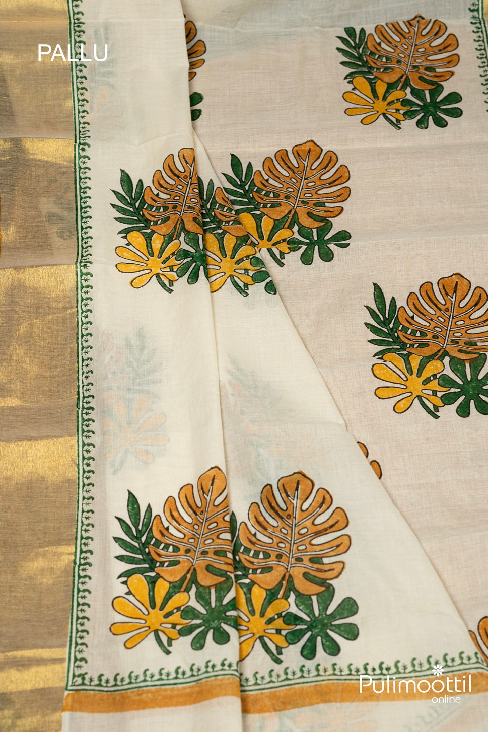 Kerala Traditional Cotton Set Saree