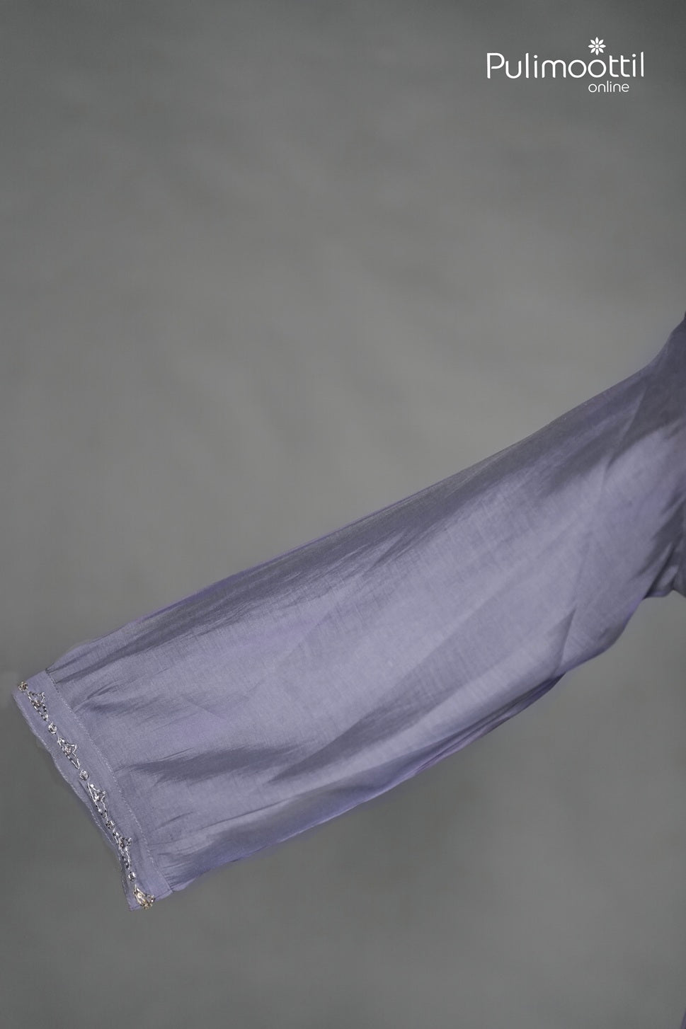 Lavender Colour Chanderi A-Line Kurti