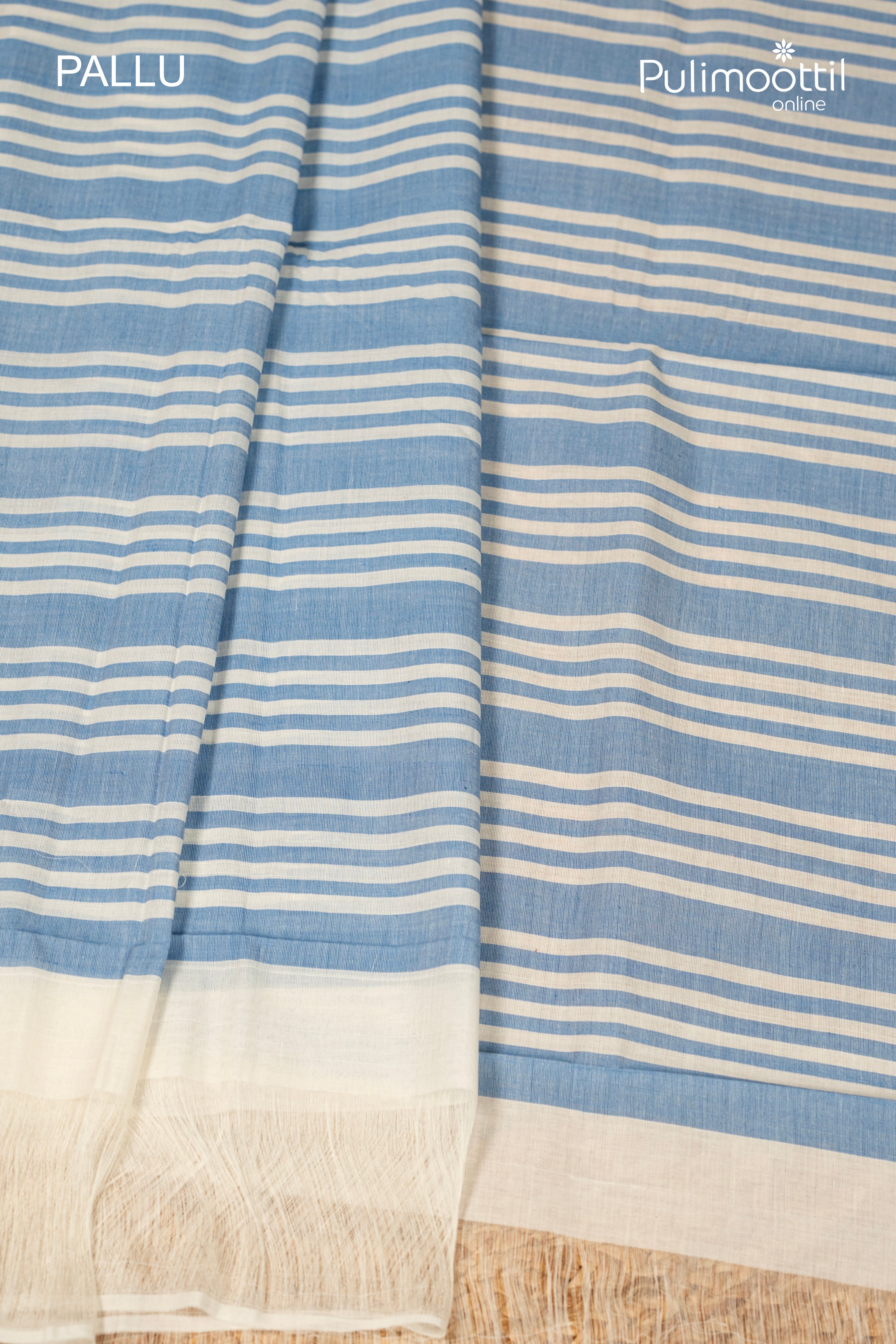 Offwhite Colour Handloom Cotton Saree
