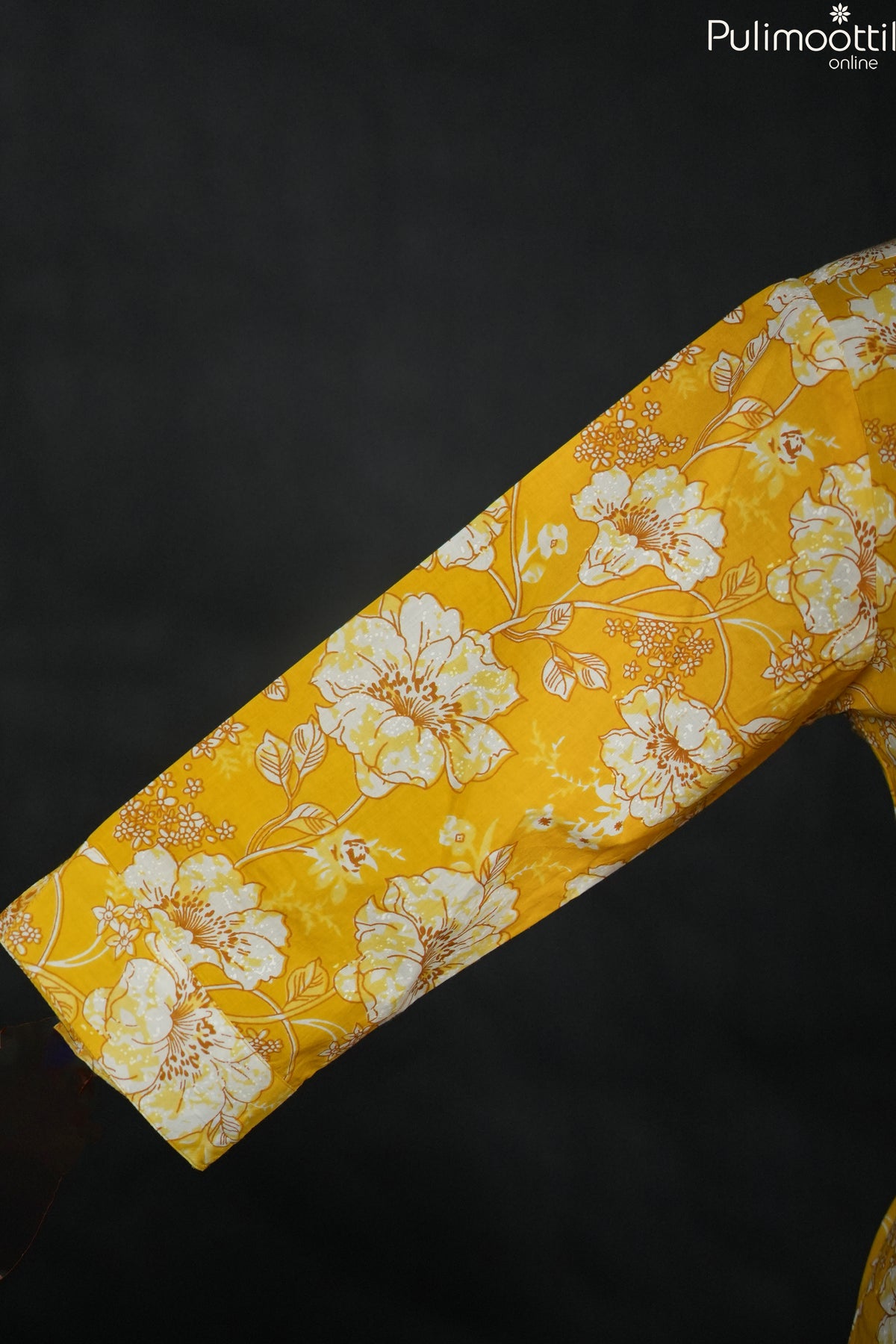 Yellow cotton kurti set4