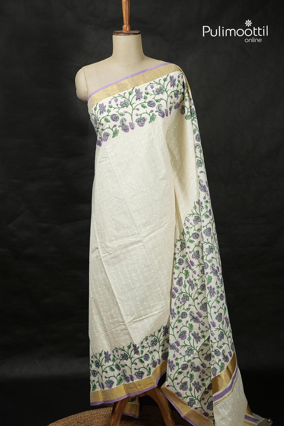 Kerala Traditional Cotton Set Saree