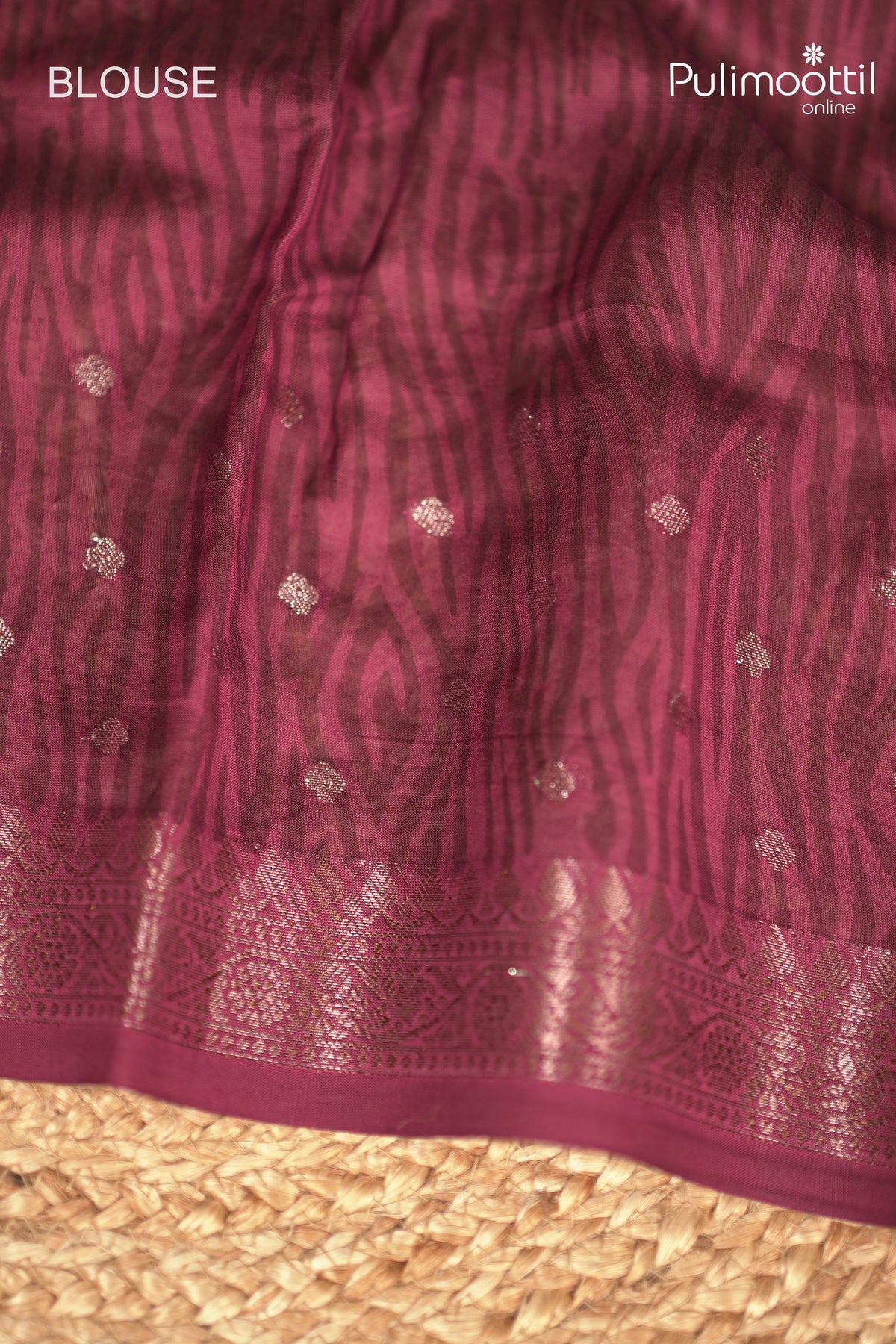 Onion Pink Colour Chanderi Saree
