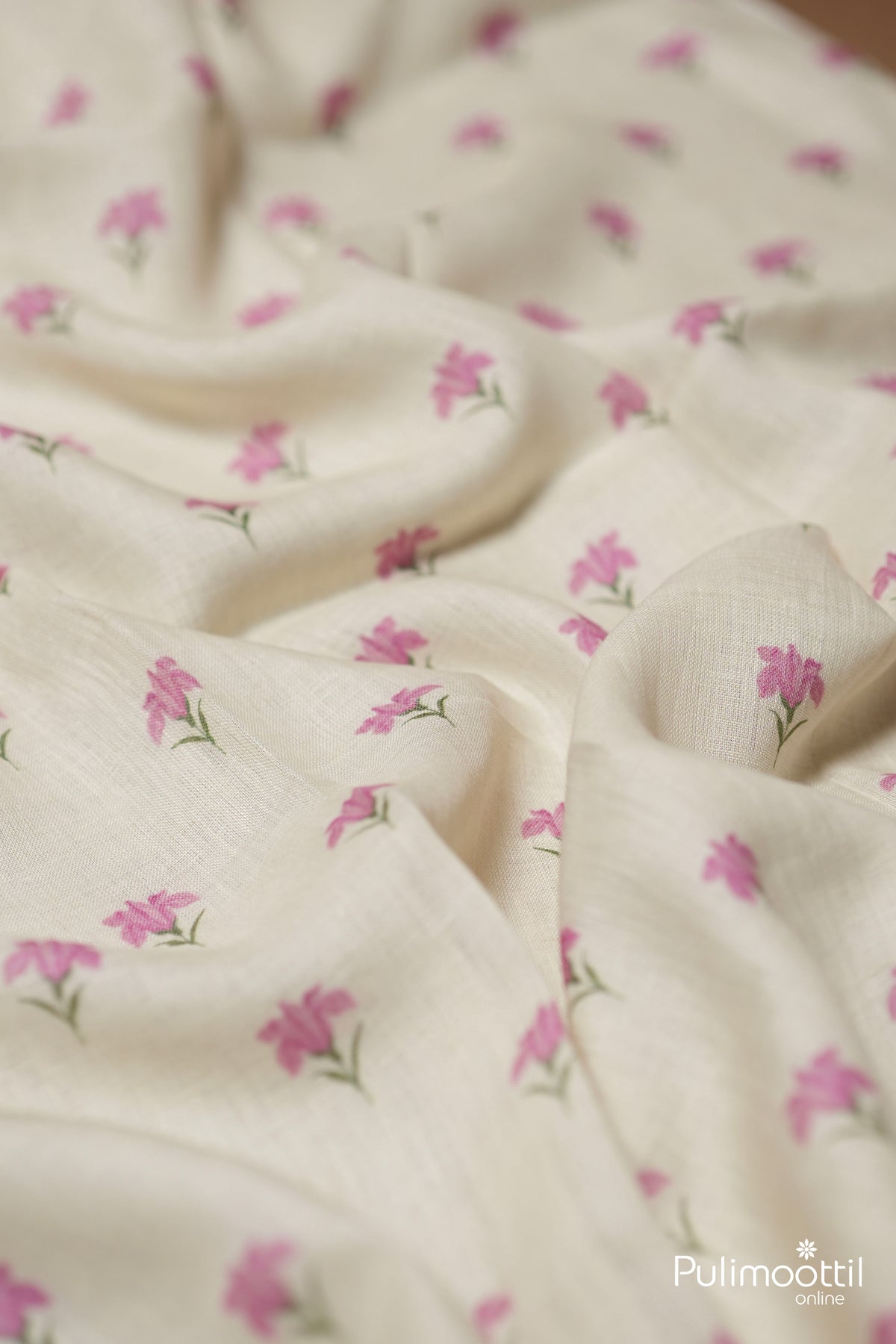 Off-White Color Linen Fabric