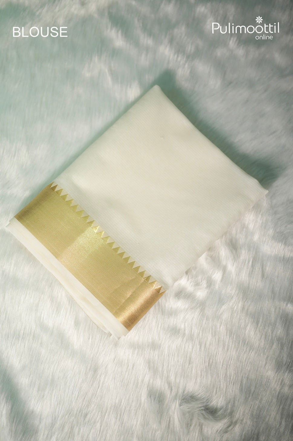 Offwhite Colour Cotta Chanderi Saree