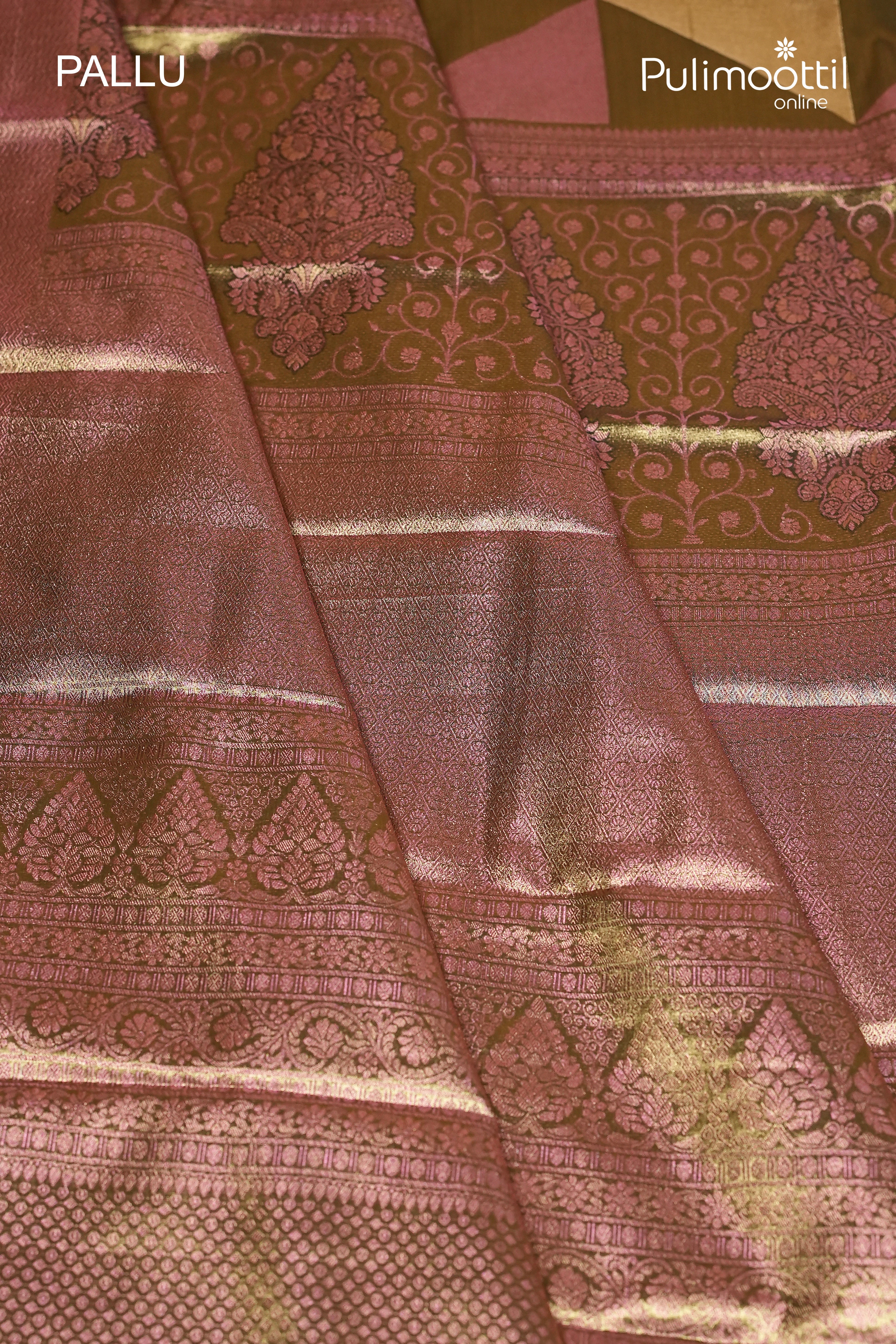 Multicolour Semi Kanchipuram Saree