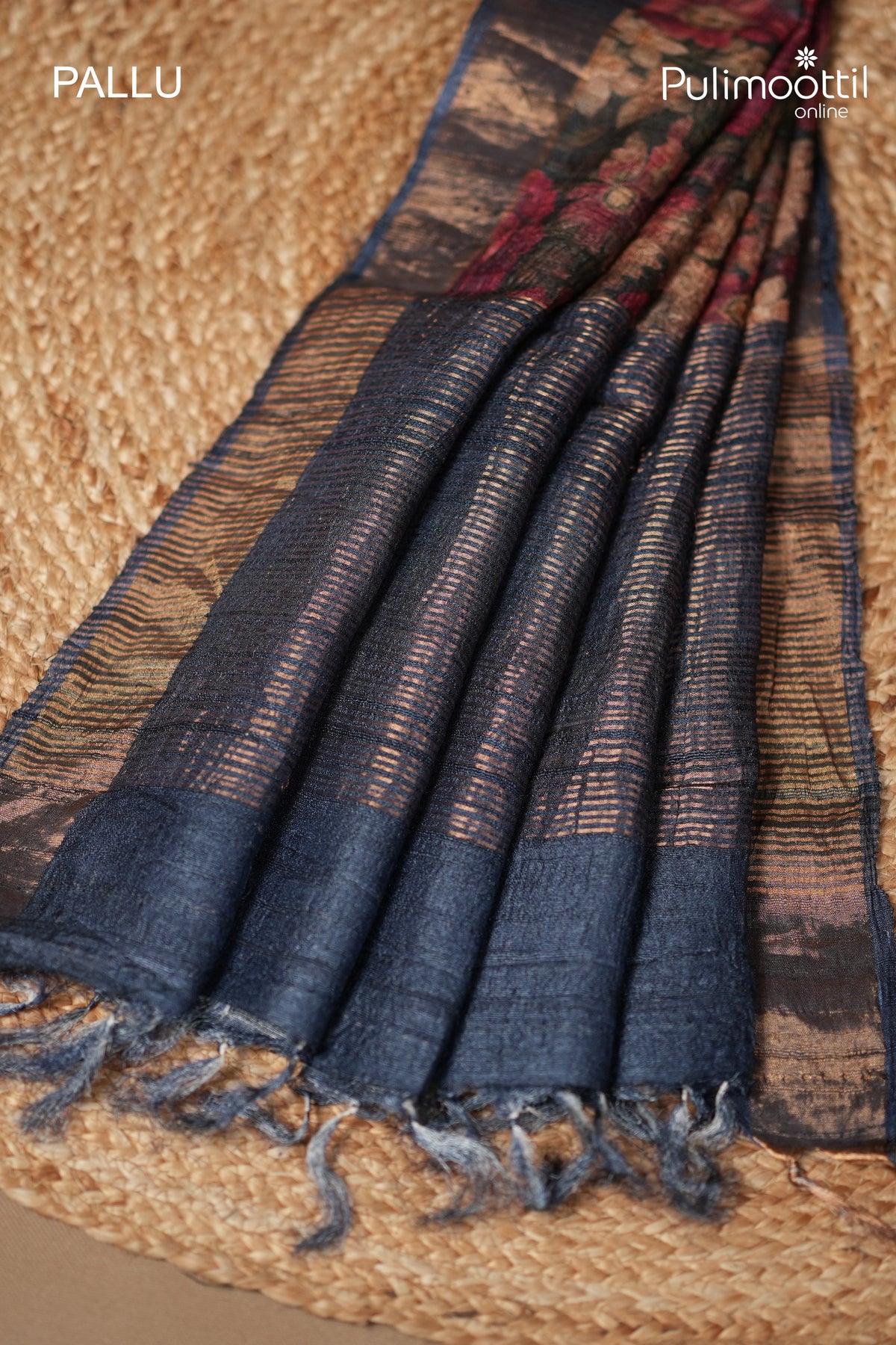 MultiColour Jute Silk Saree