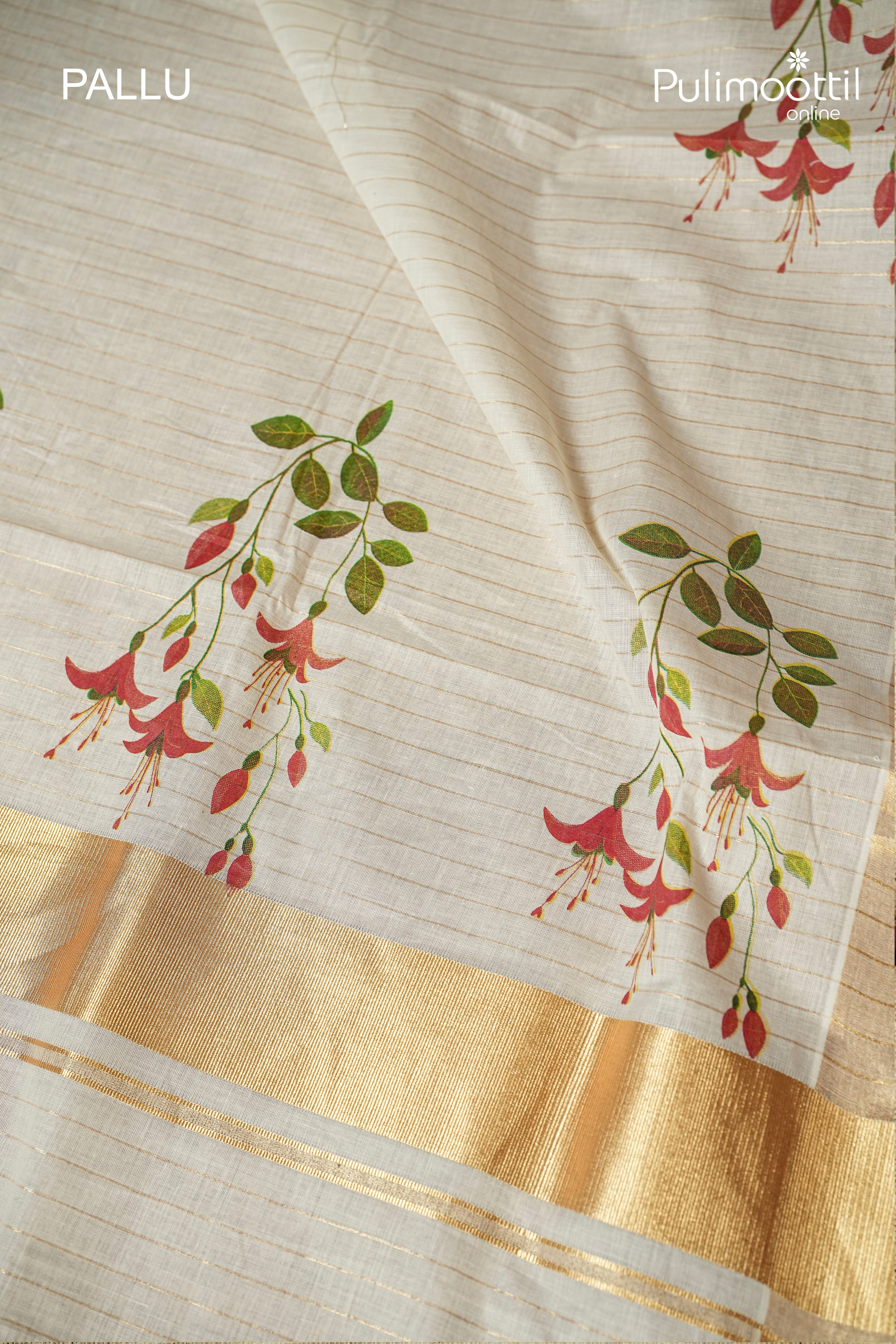 Offwhite Colour Kerala Traditional Cotton Set Saree