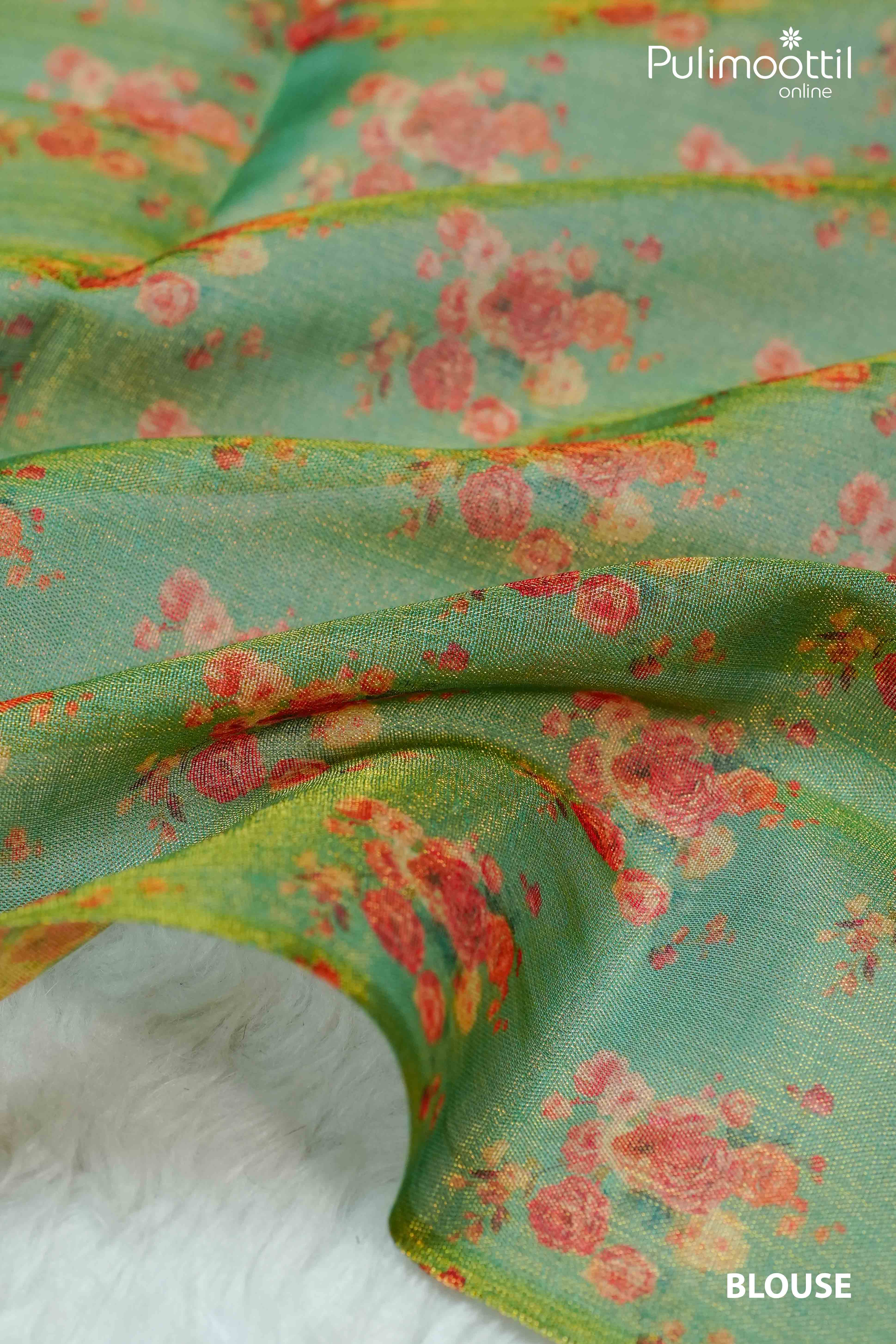 Golden Tissue Kerala Traditional Set Saree.