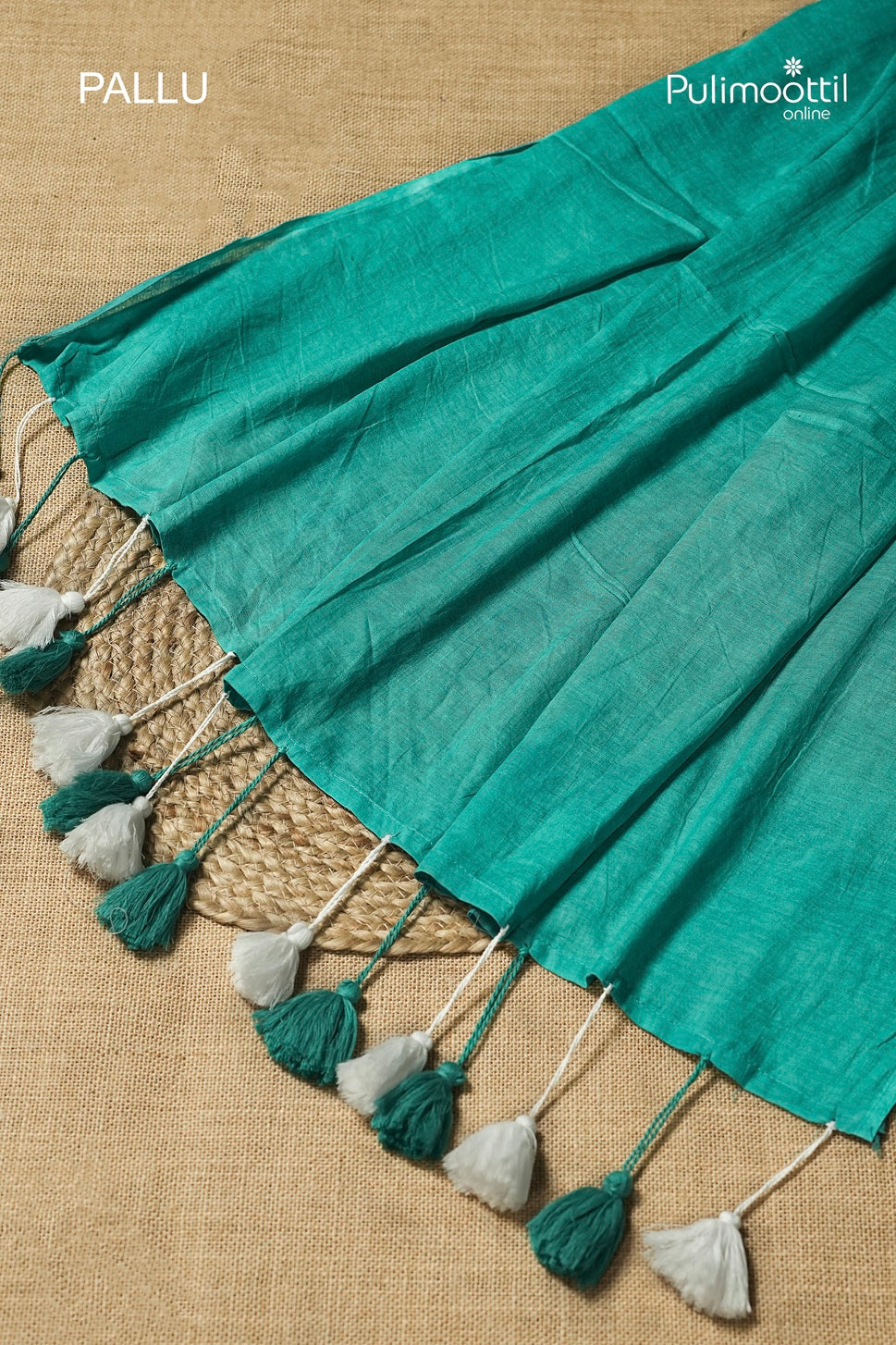 White Colour Shibori Printed Mul Cotton Saree