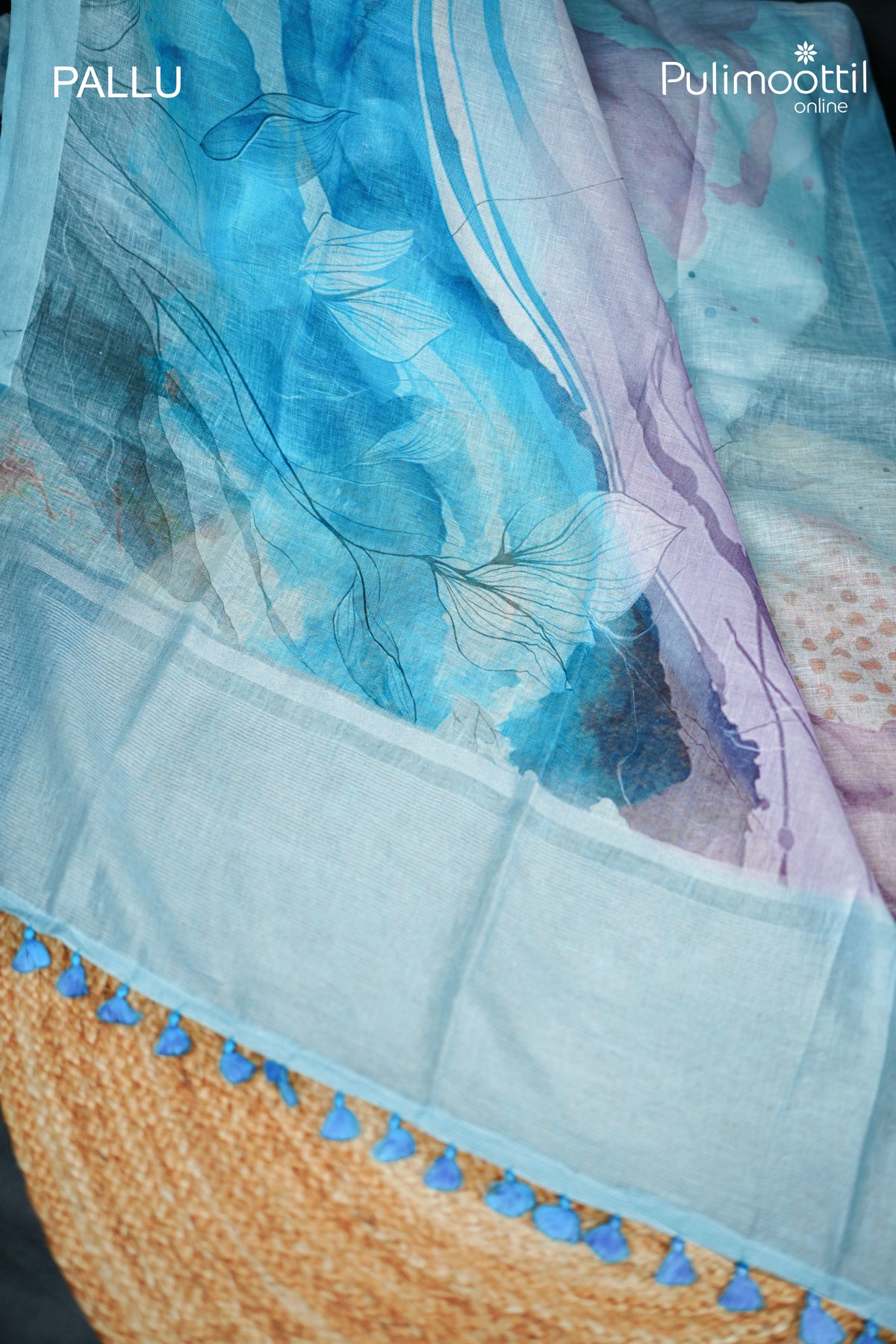 Milticolour Linen Saree