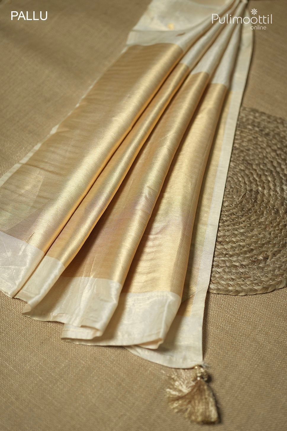 Golden Tissue Traditional Saree