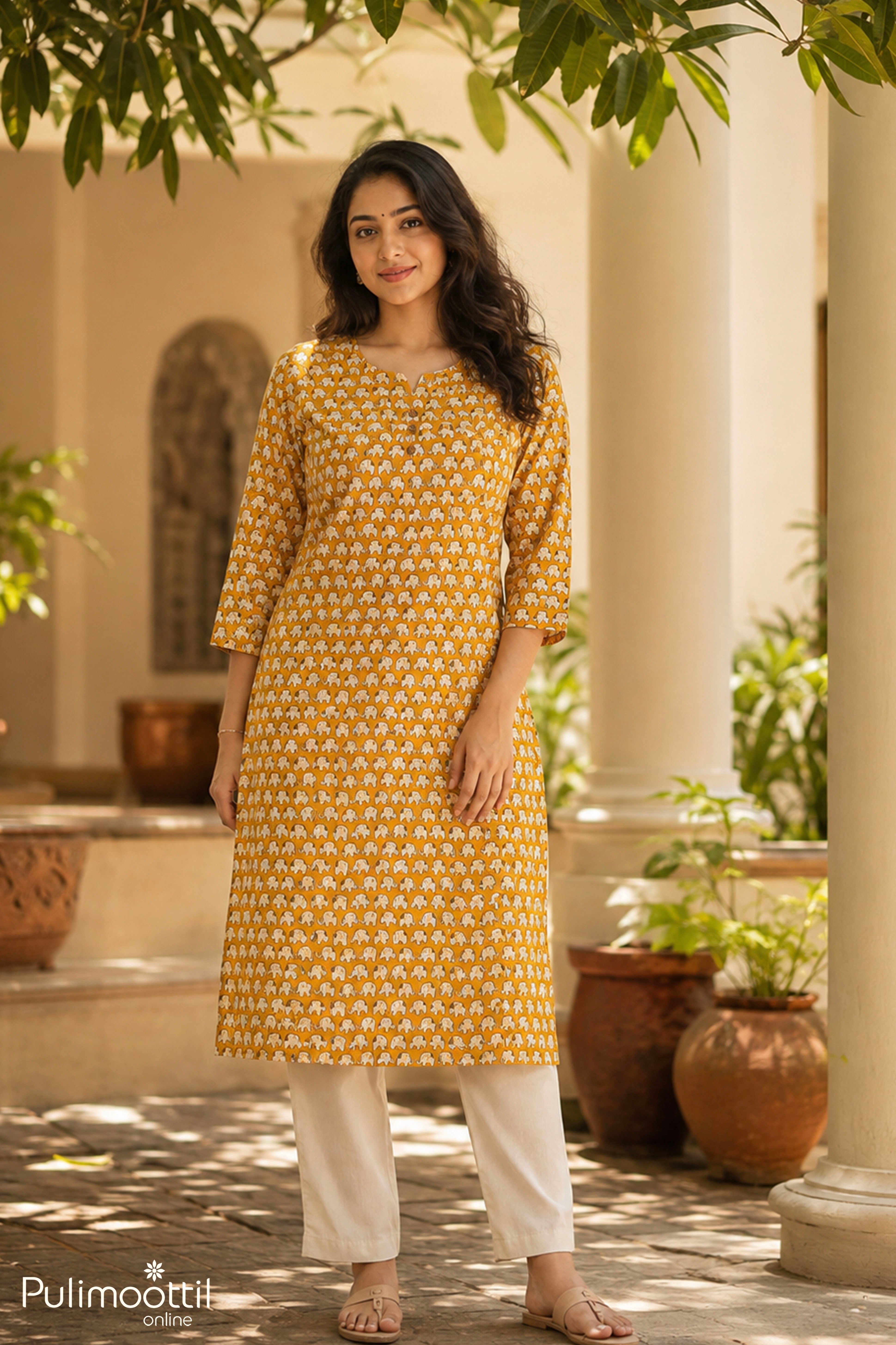 Yellow Color Top