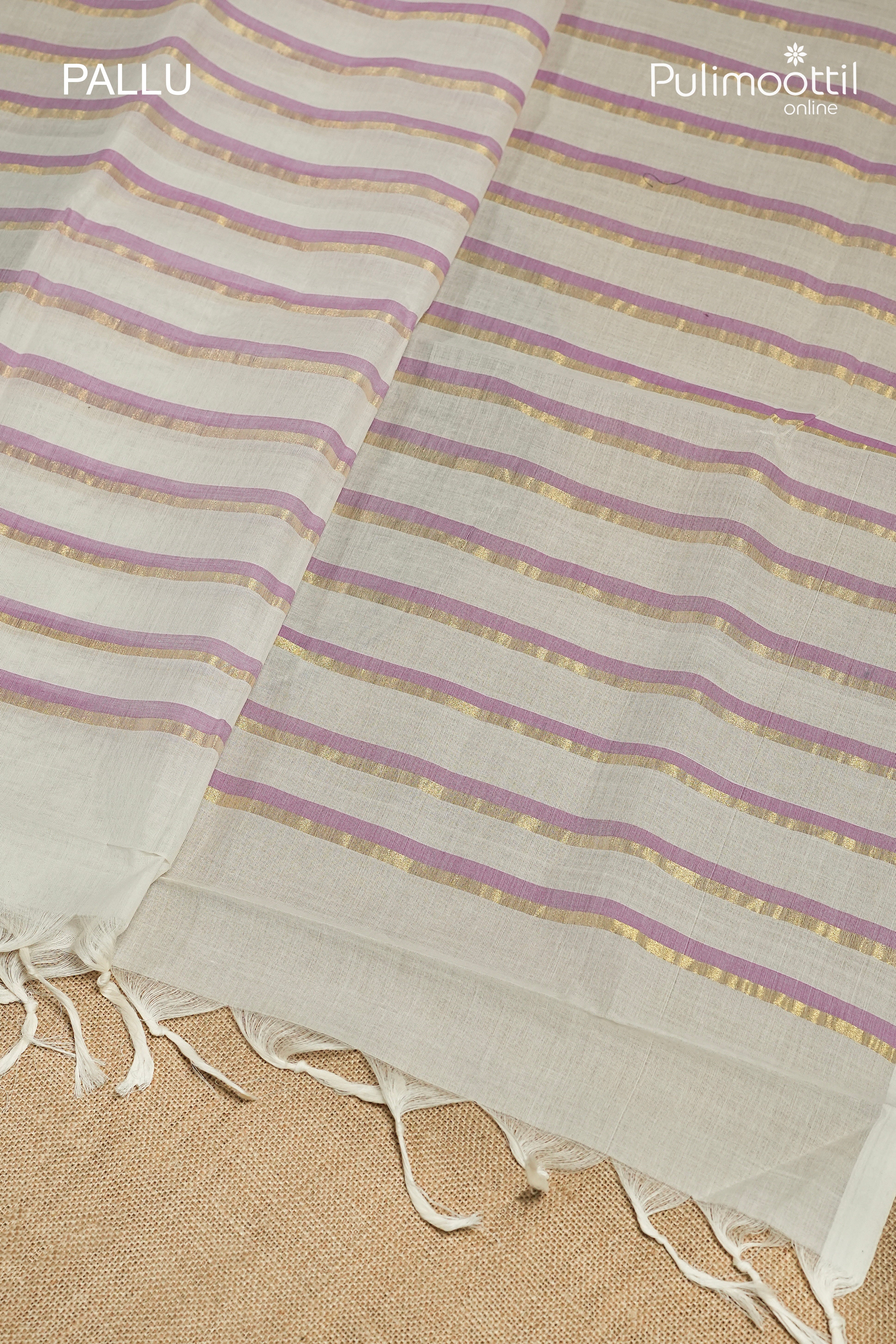 Off White Colour Handloom Saree