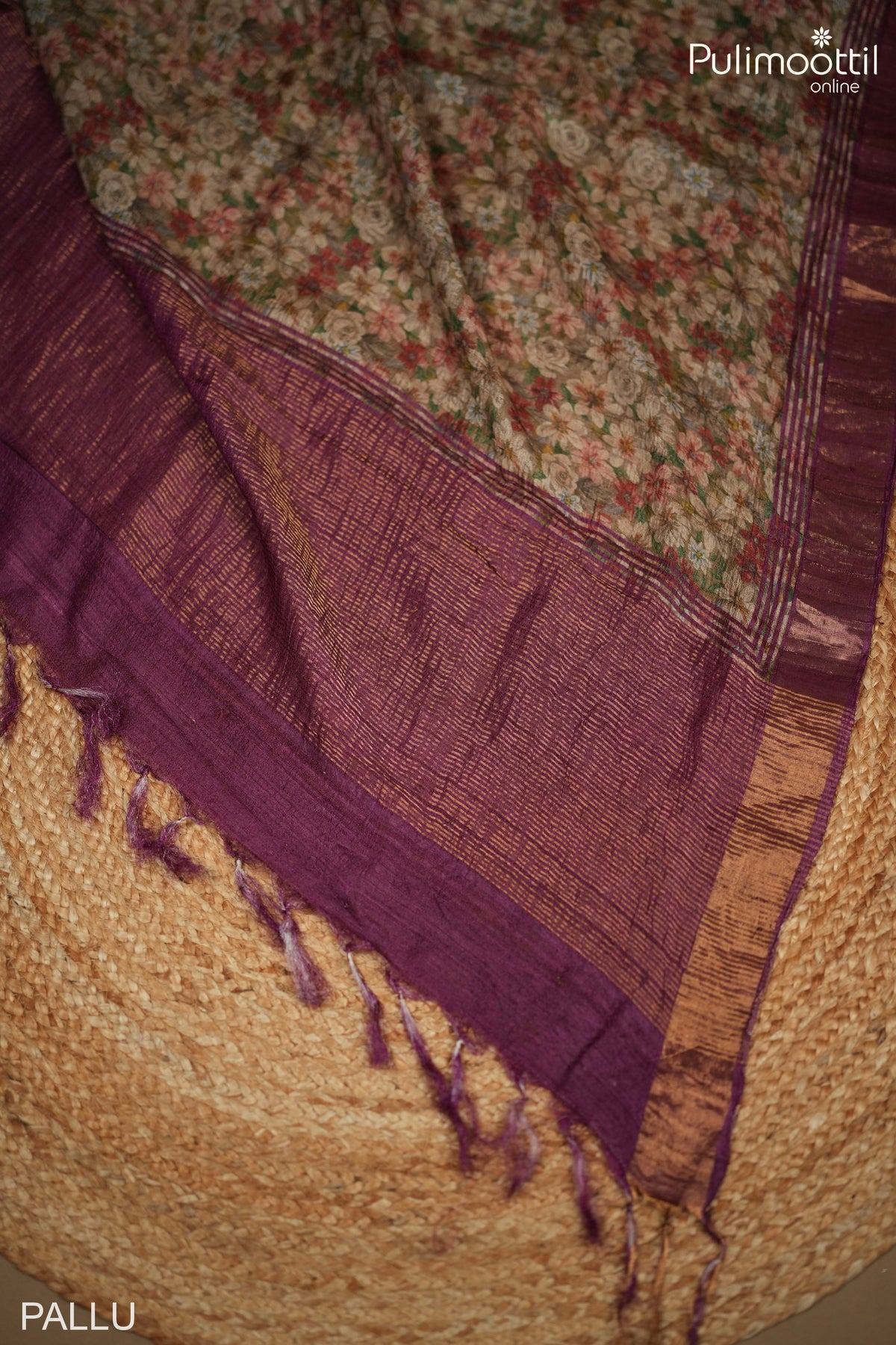 Multicolour Jute Silk Saree