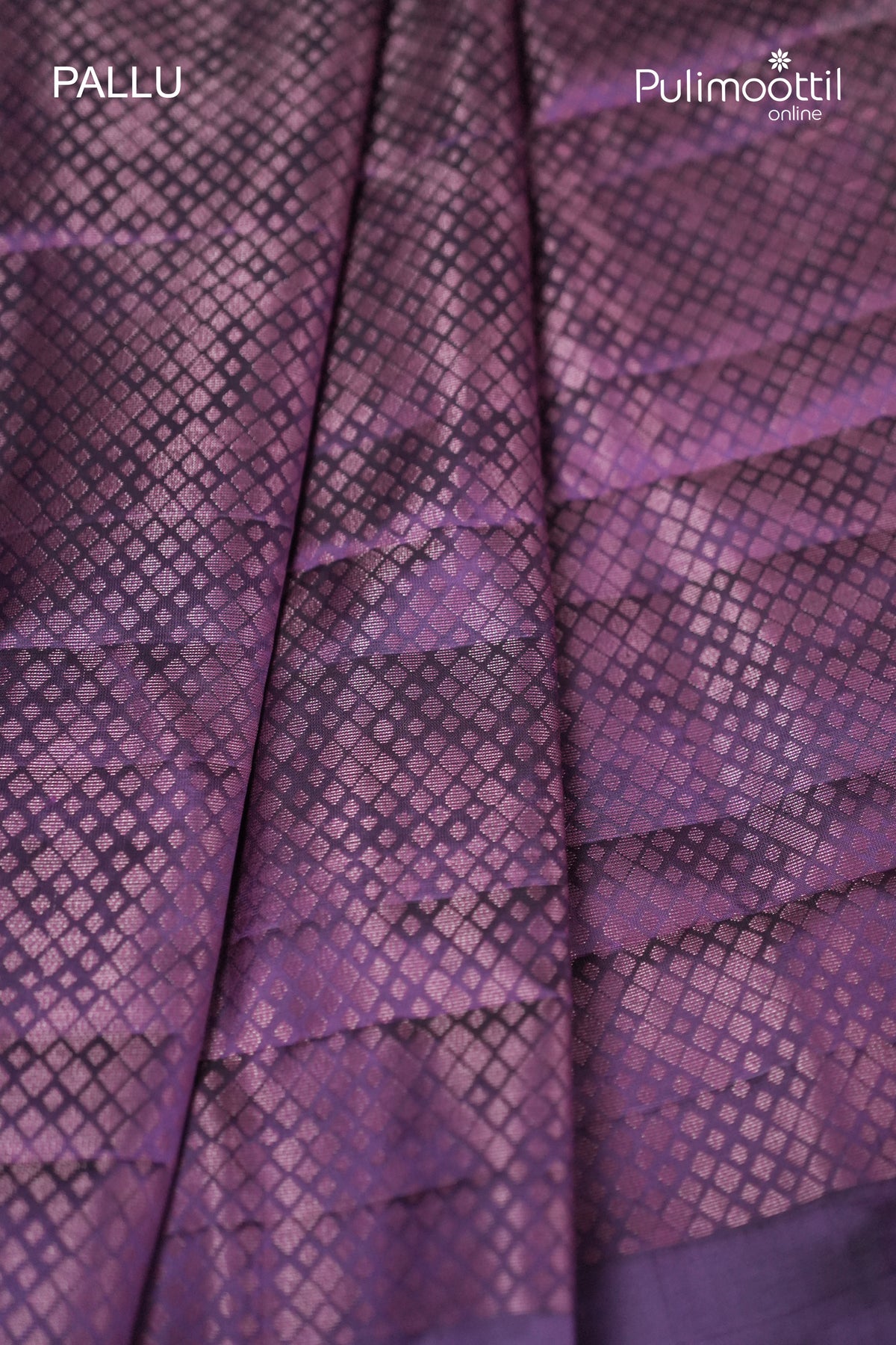 Purple Colour Kanchipuram Soft Silk Saree