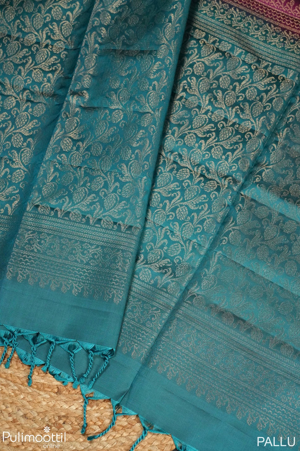 Magenta Colour Kanchipuram Soft Silk Saree