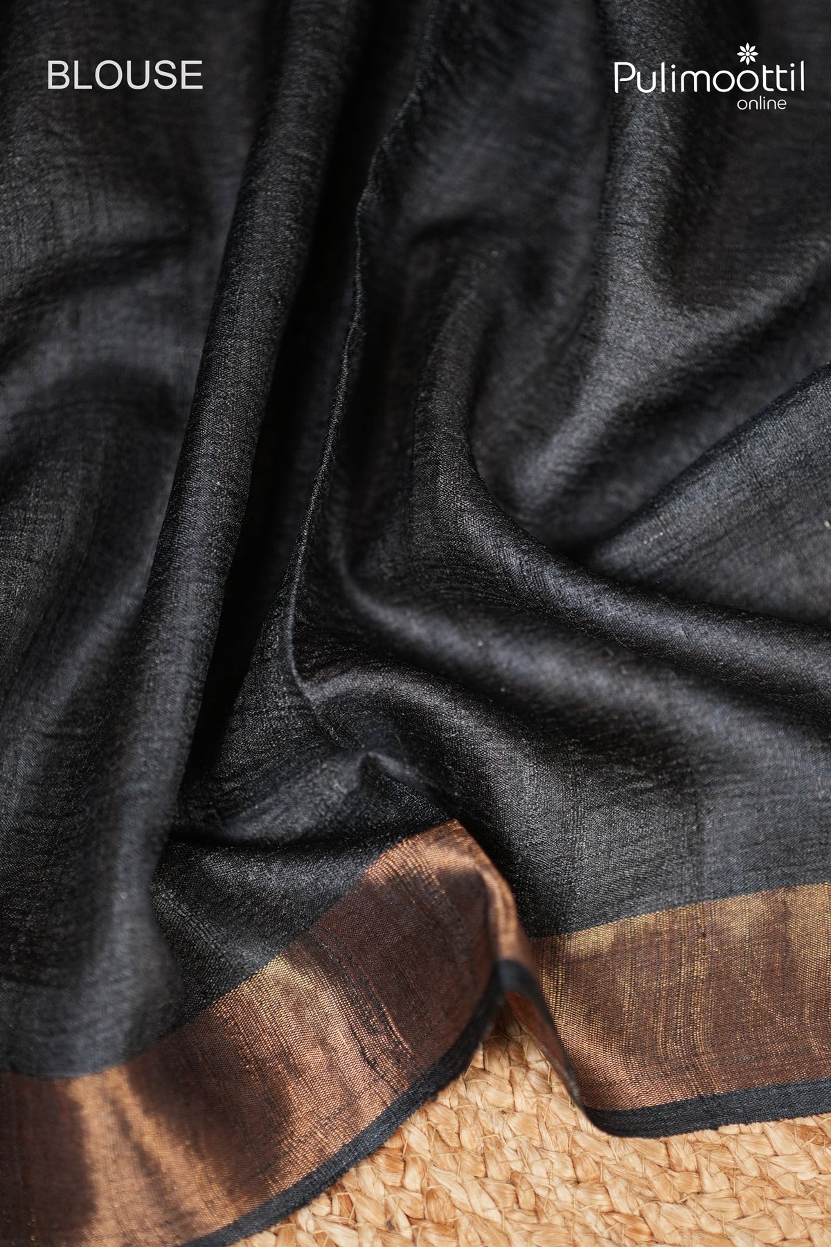 Multicolour Tussar & Jute Silk Saree