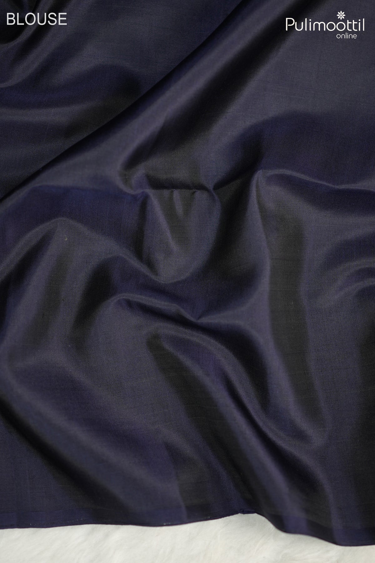 Dark Blue Colour Kanchipuram Soft Silk Saree.