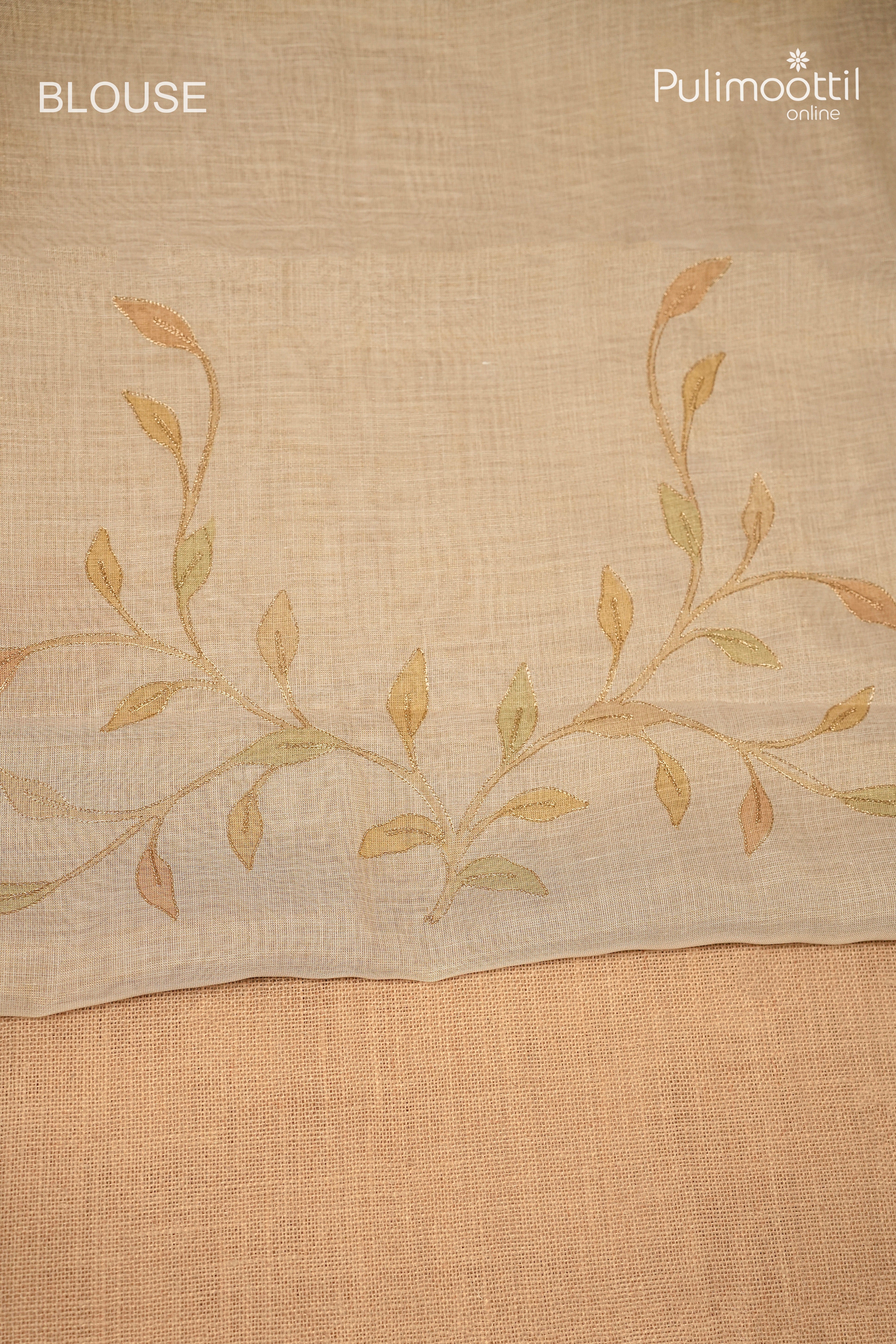 Offwhite Colour Golden Tissue Traditional Saree