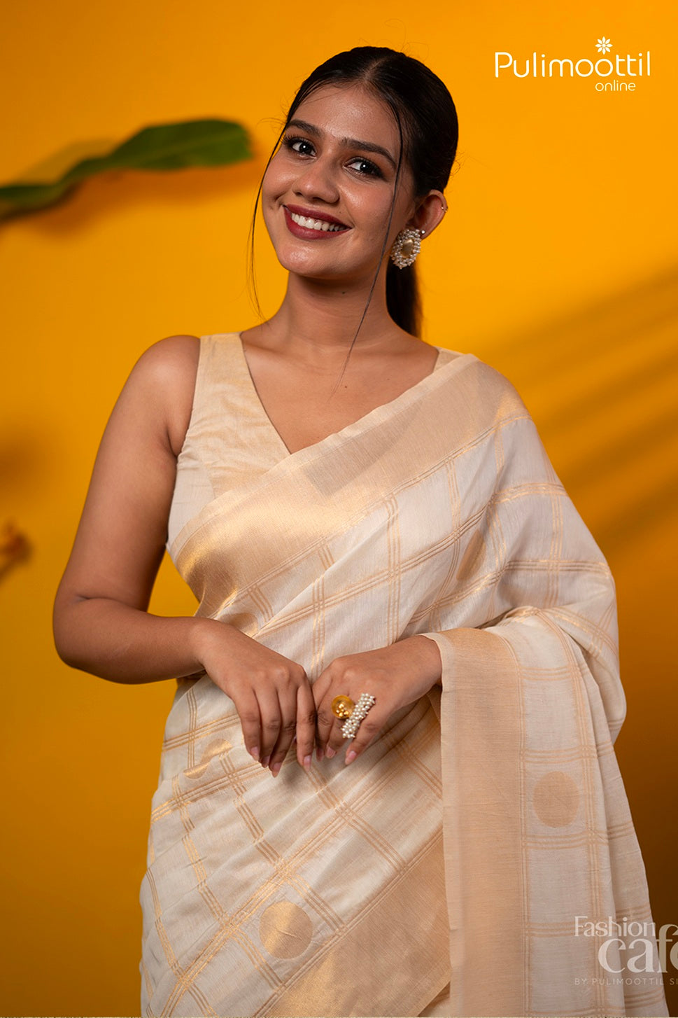 Semi Chanderi Traditional Saree