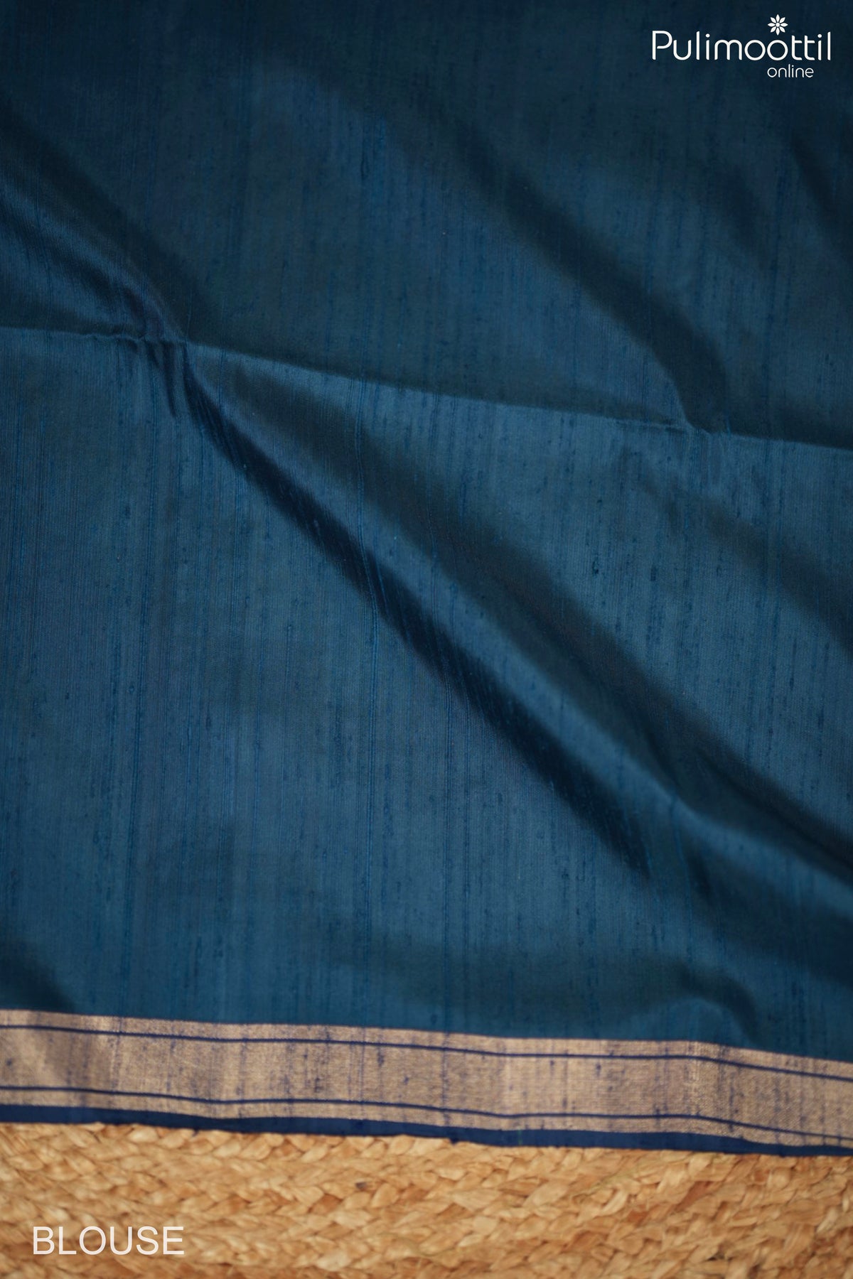 German Blue Colour Kanchipuram Soft Silk Saree