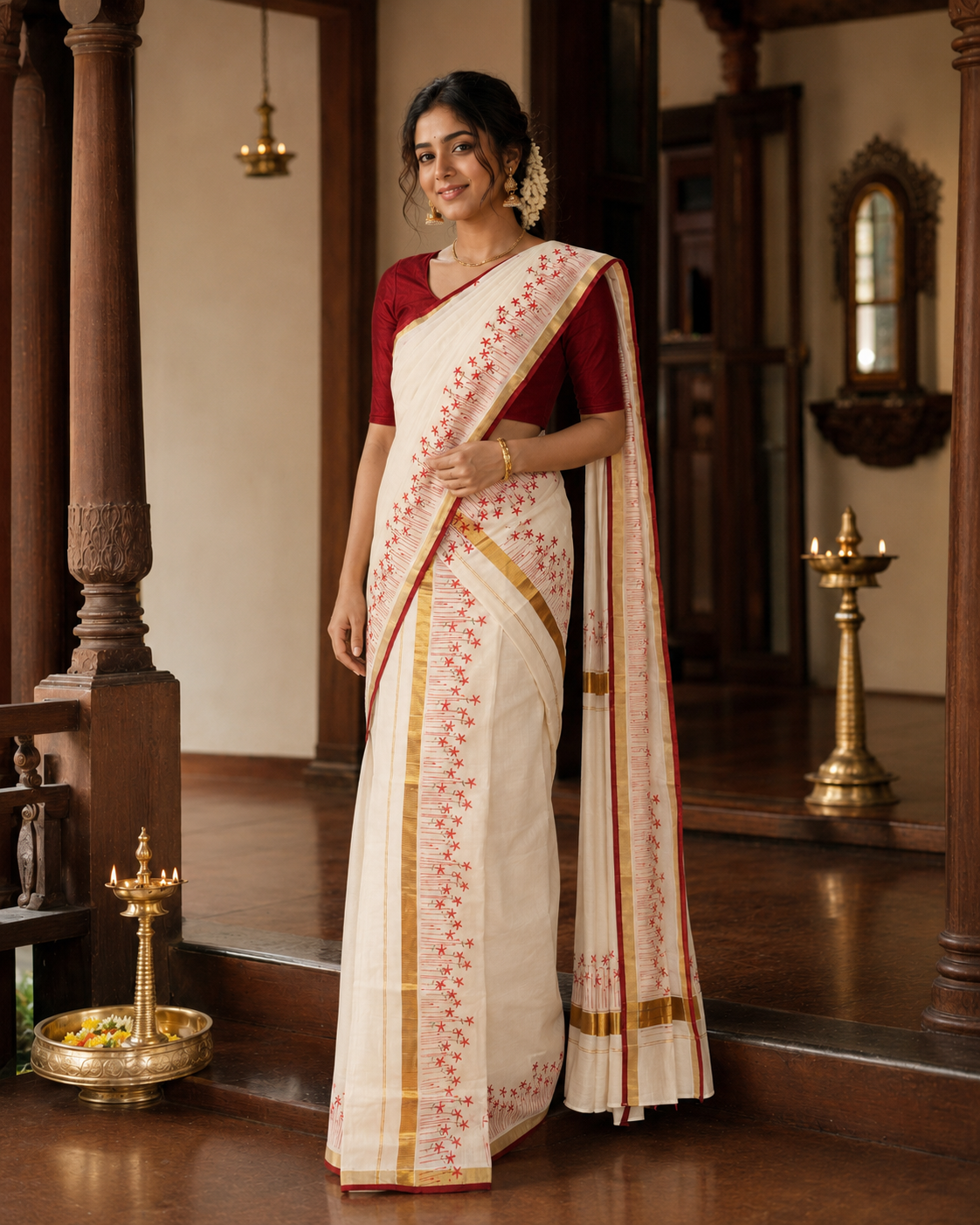 Onam Special Kerala Traditional Set Mundu