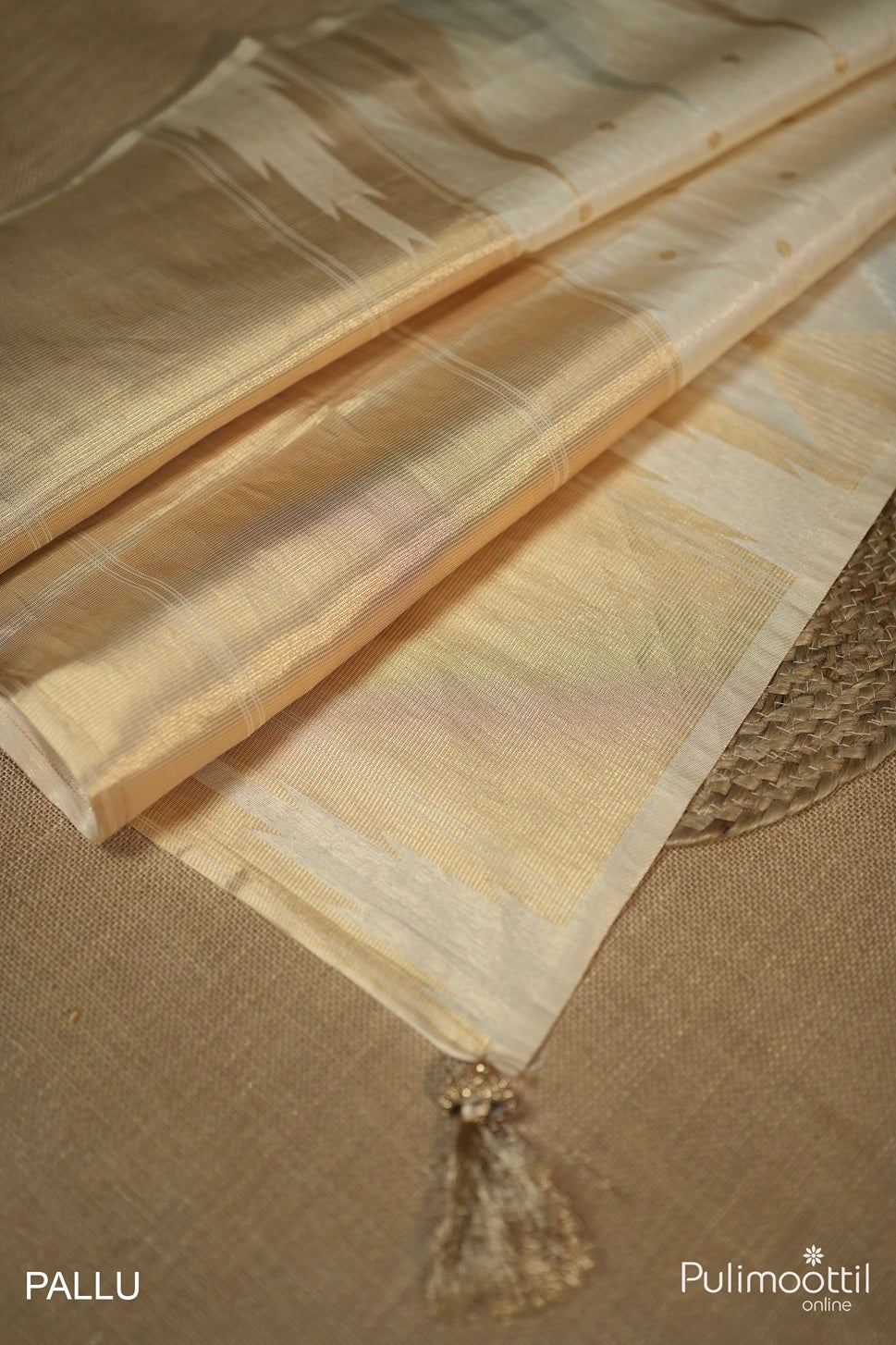 Golden Tissue Traditional Saree