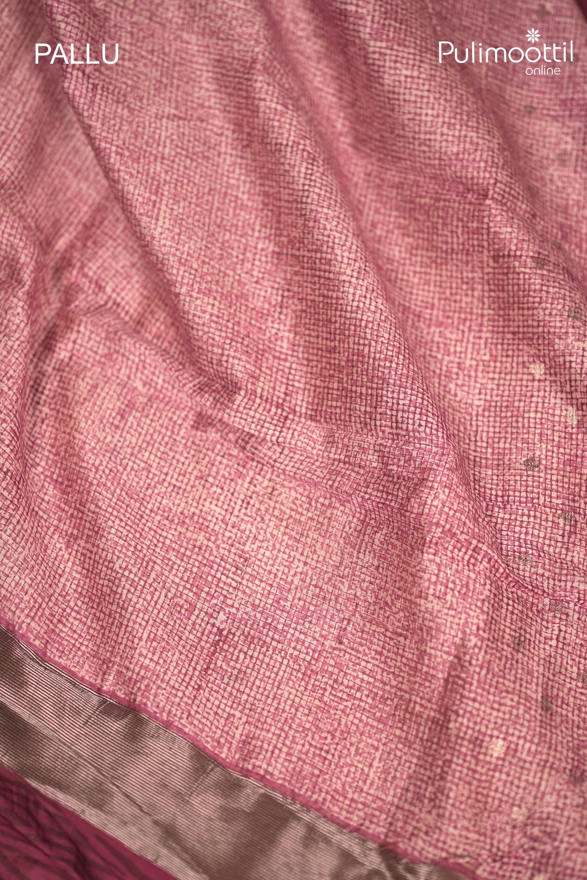 Onion Pink Colour Chanderi Saree