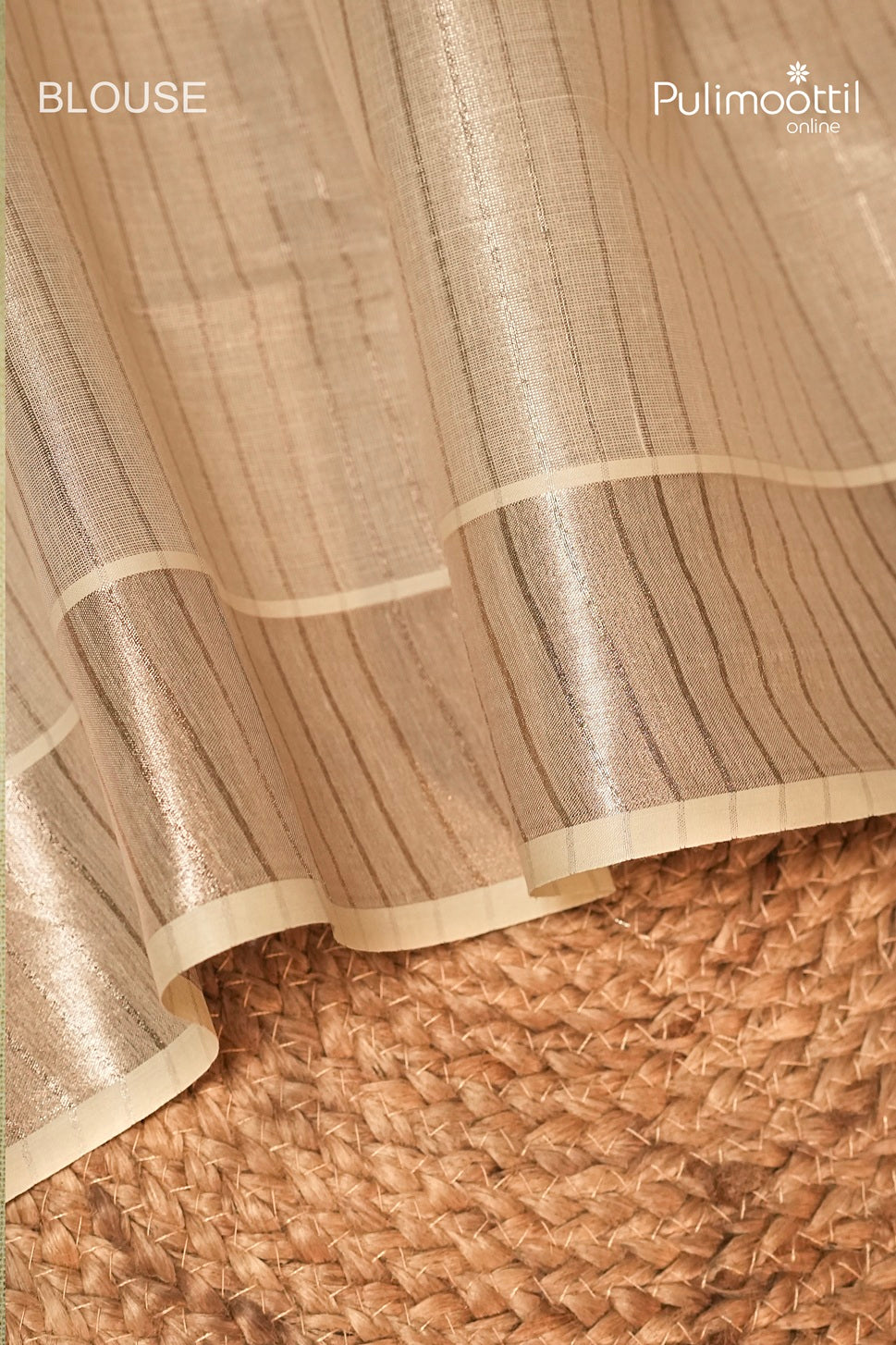 white Gold Tissue Kerala Traditional Set Saree