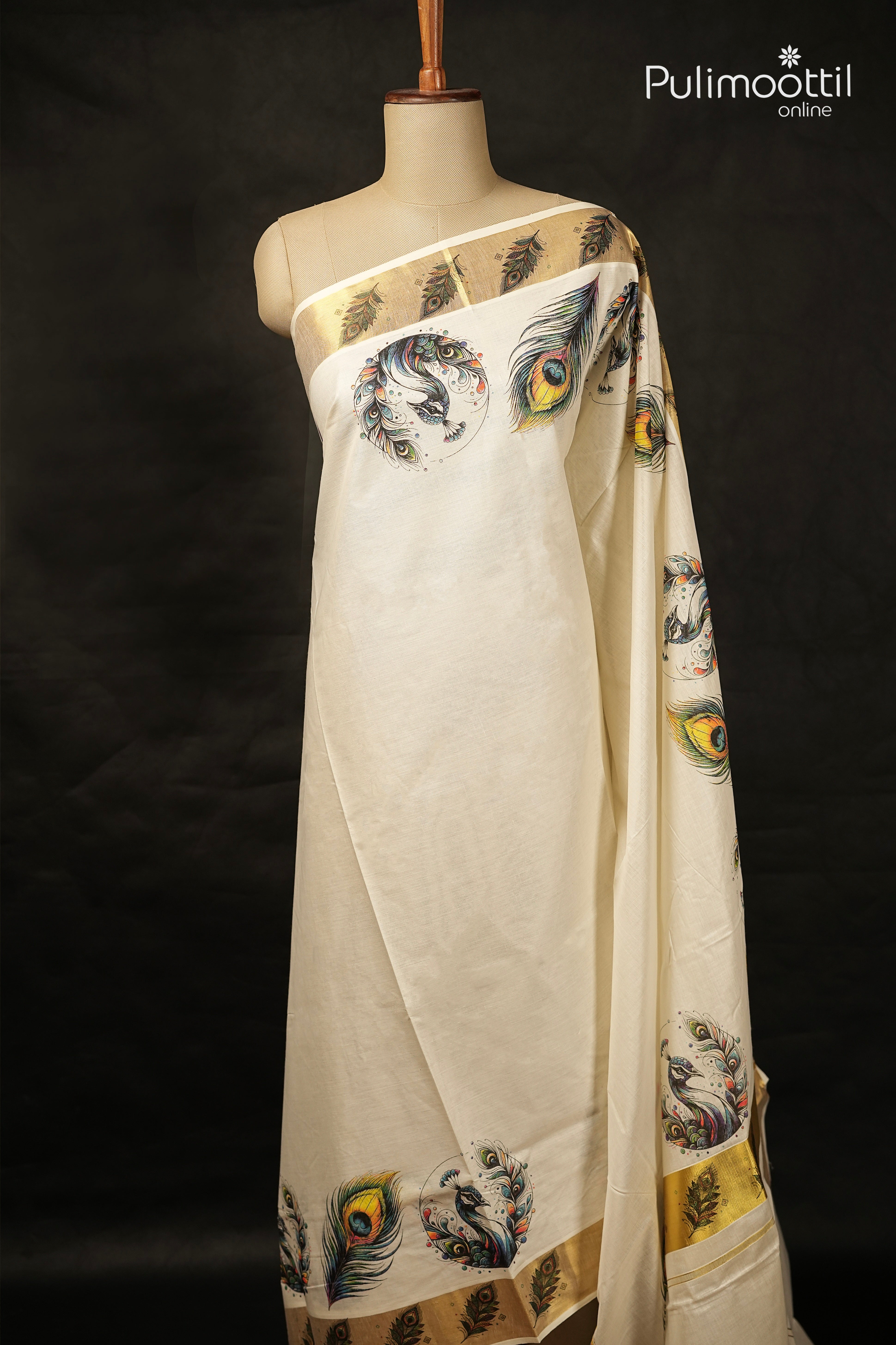 Kerala Traditional Cotton Set Saree