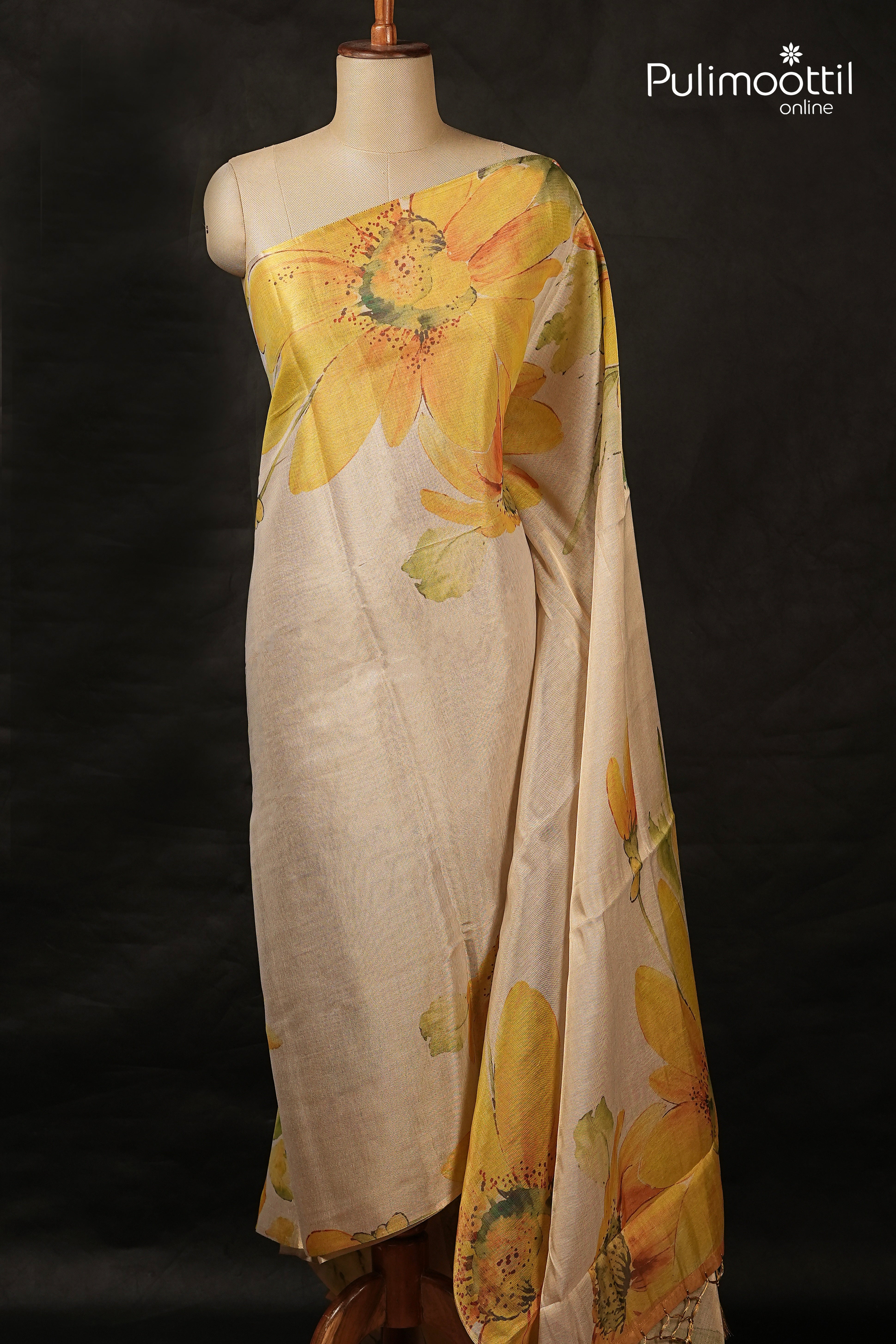 Golden Tissue Traditional Saree