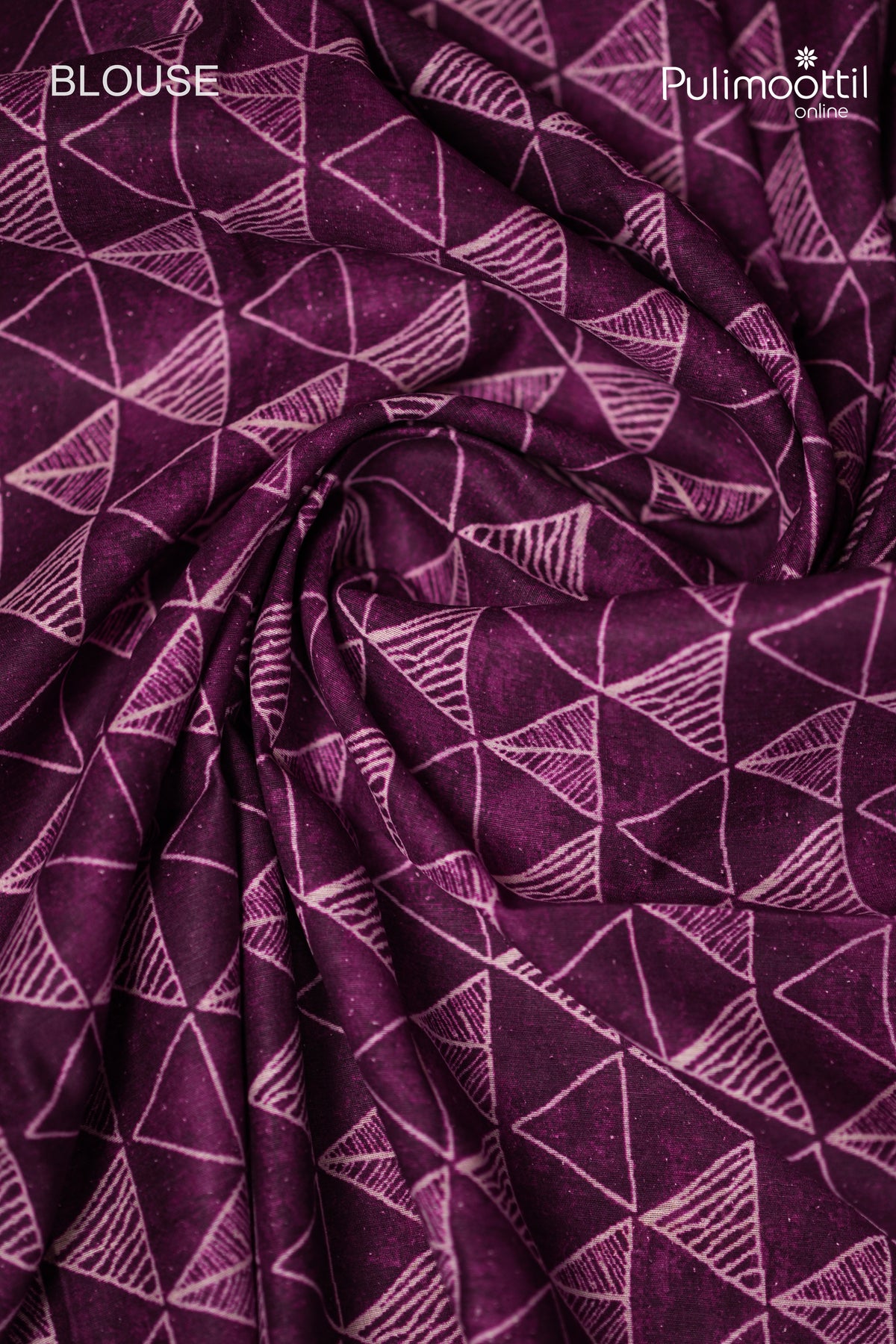 Violet colour Jute Silk Saree