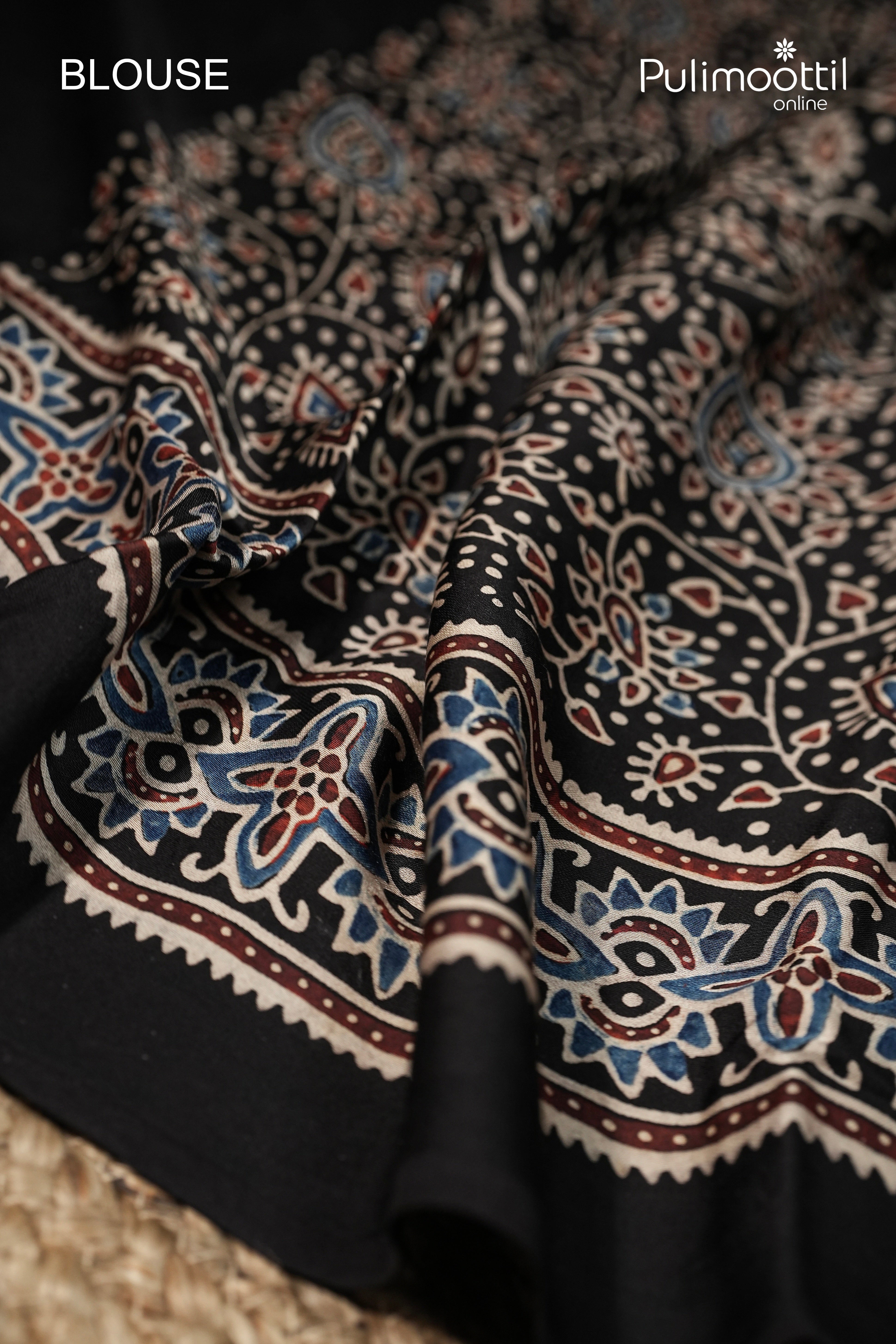 Black Colour Modal Silk Saree