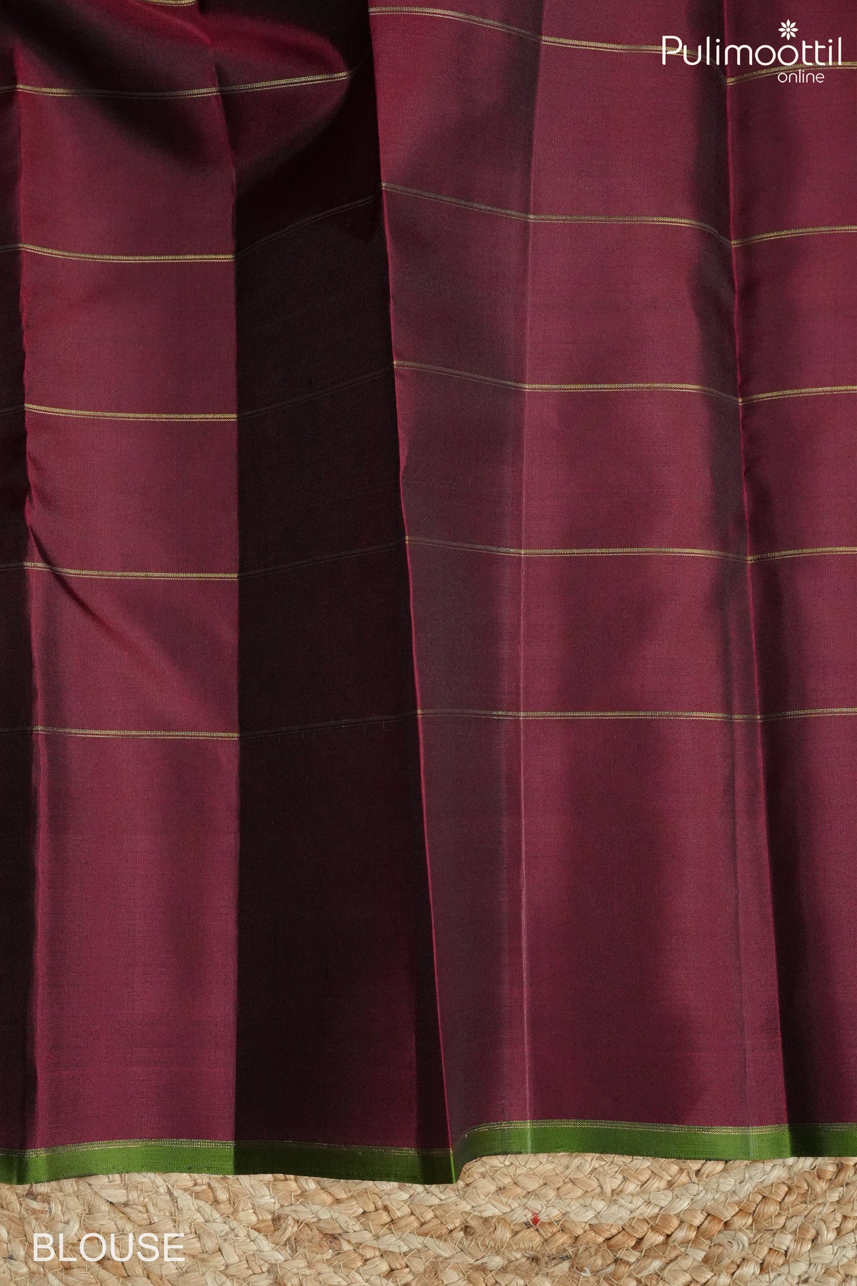 Violet Colour Kanchipuram Silk Saree.