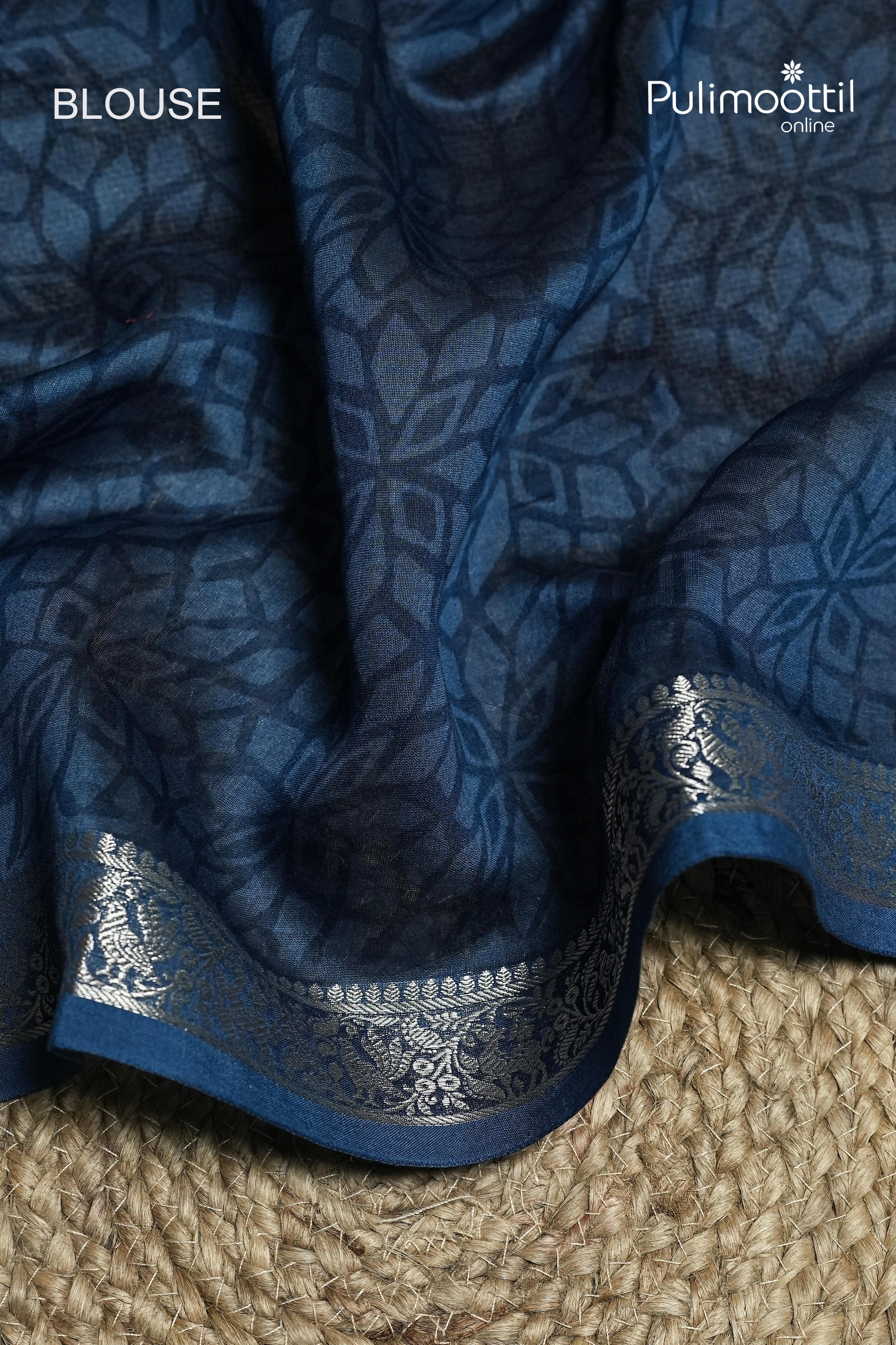 Ivory Colour Chanderi Silk Saree