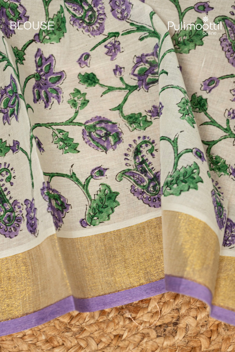 Kerala Traditional Cotton Set Saree